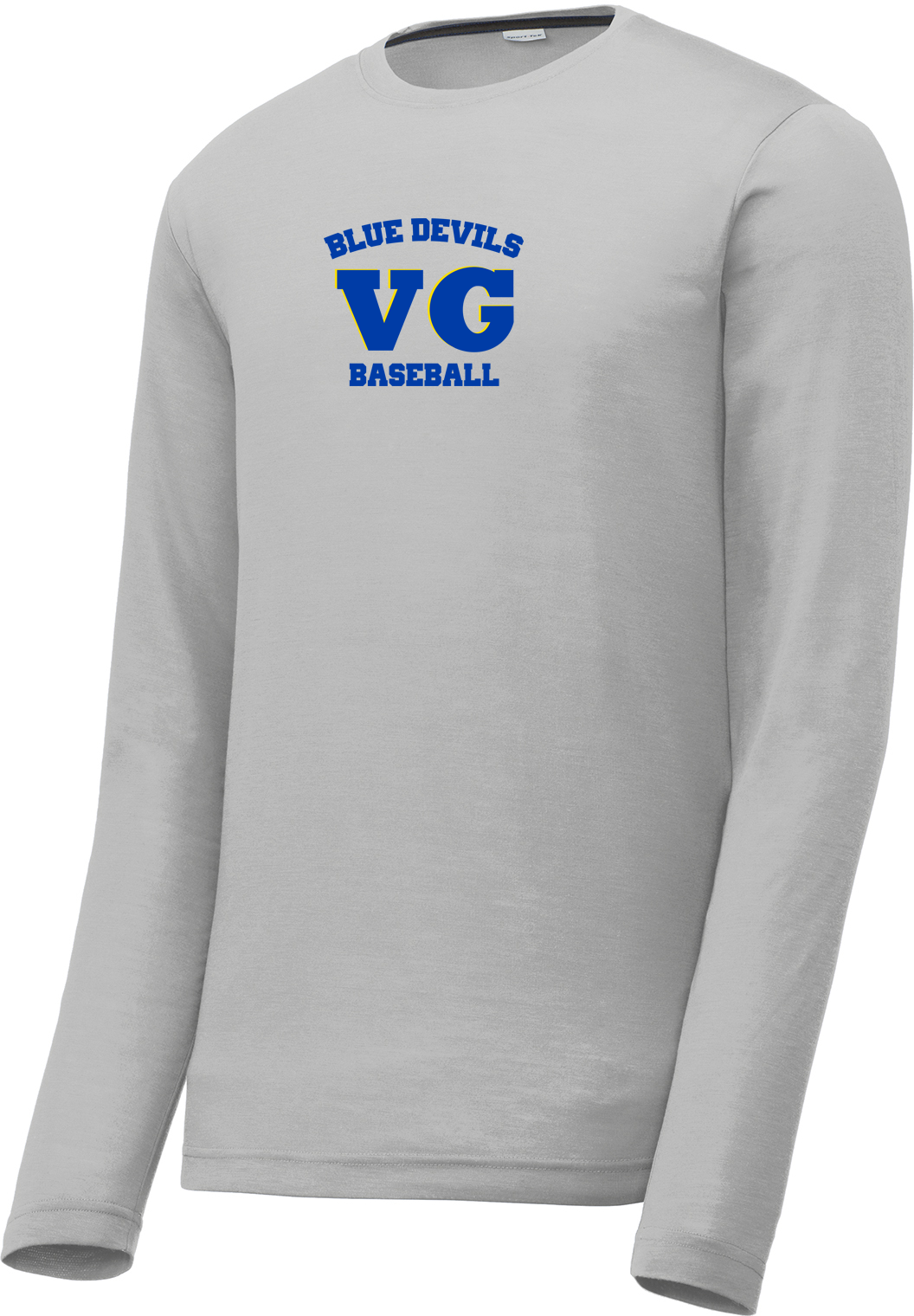 Blue Devils Baseball Long Sleeve CottonTouch Performance Shirt