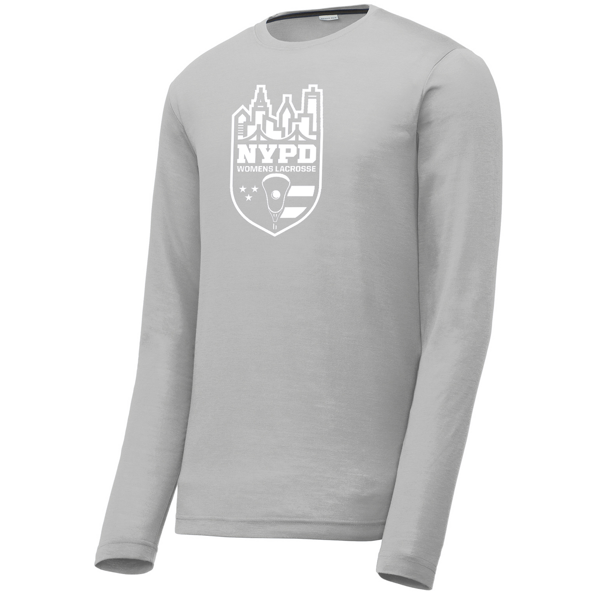 NYPD Womens Lacrosse Long Sleeve CottonTouch Performance Shirt