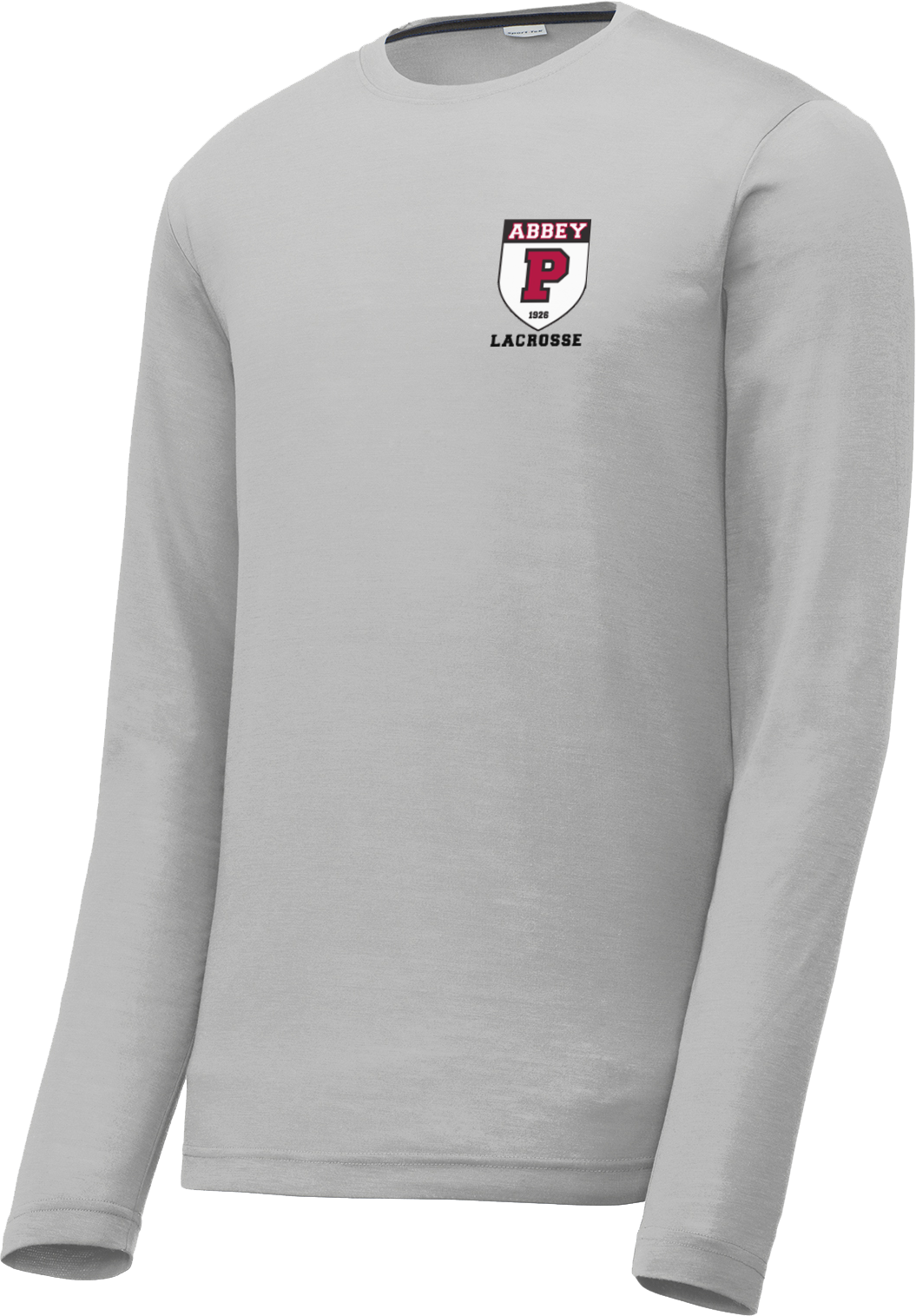 Portsmouth Lacrosse Silver Long Sleeve CottonTouch Performance Shirt