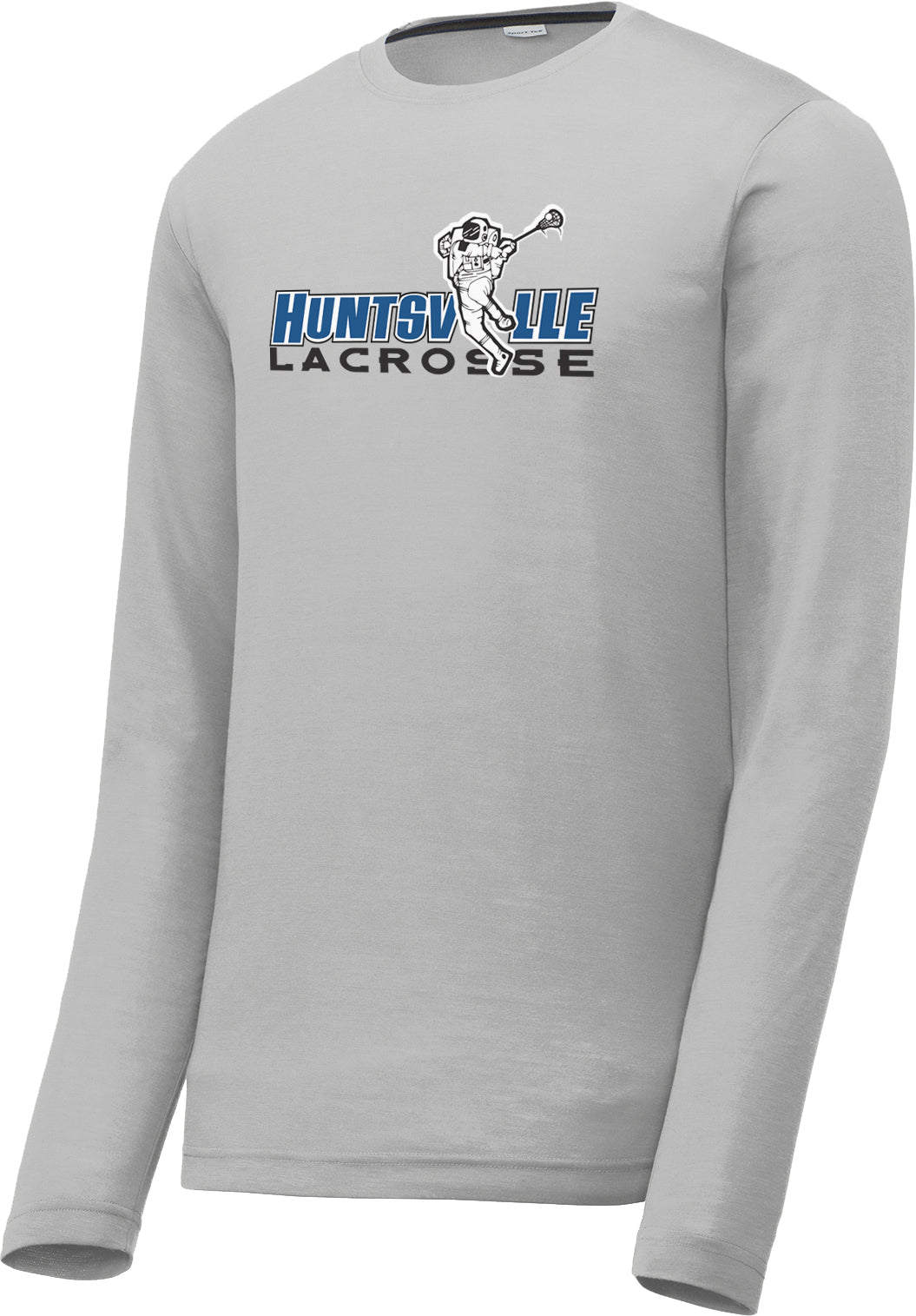 Huntsville Lacrosse Silver Long Sleeve CottonTouch Performance Shirt
