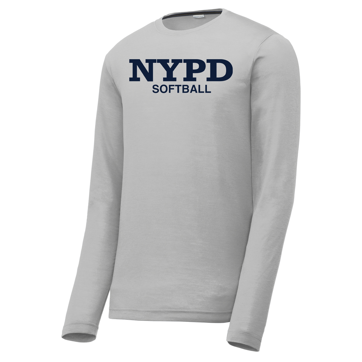 NYPD Softball Long Sleeve CottonTouch Performance Shirt