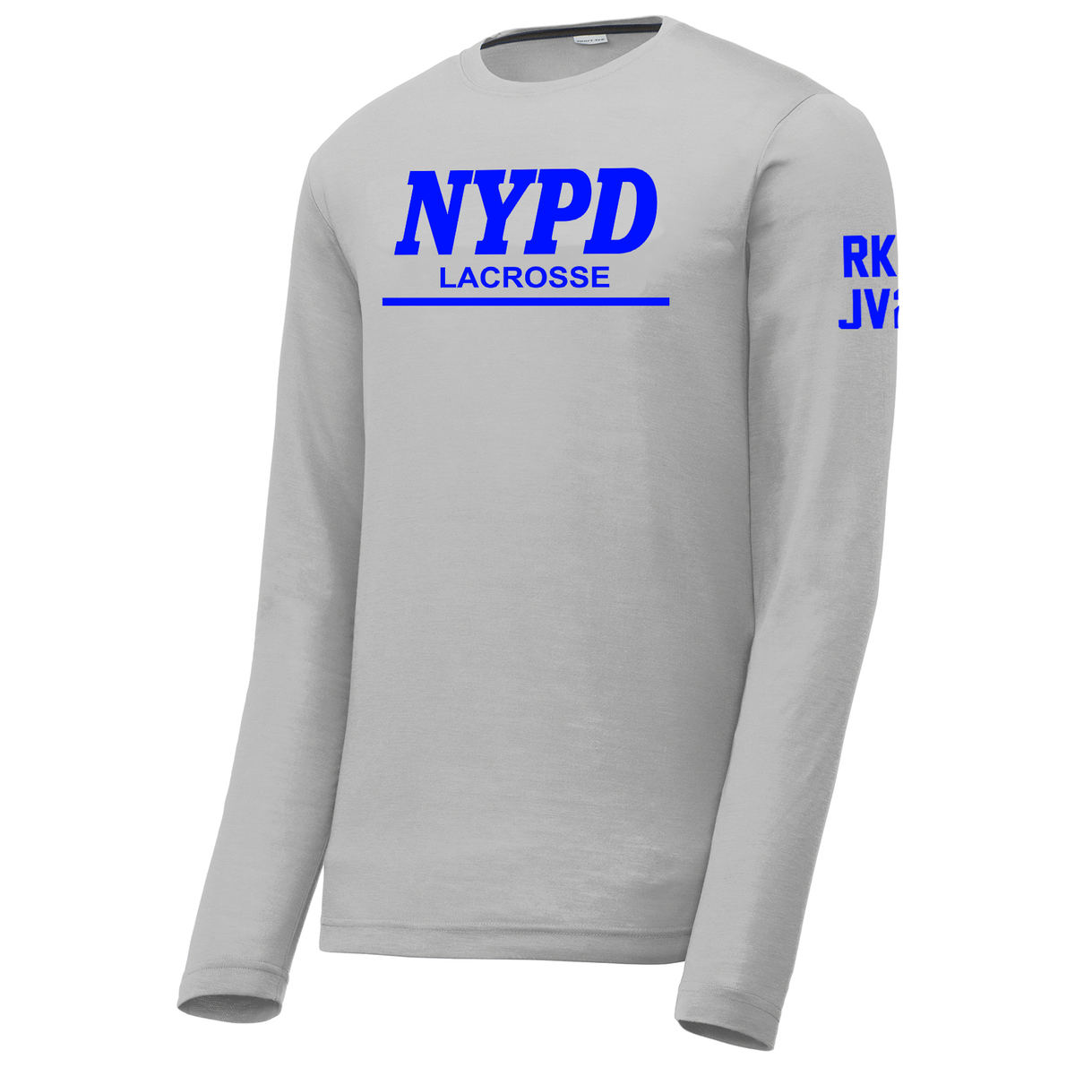 NYPD Lacrosse Long Sleeve CottonTouch Performance Shirt