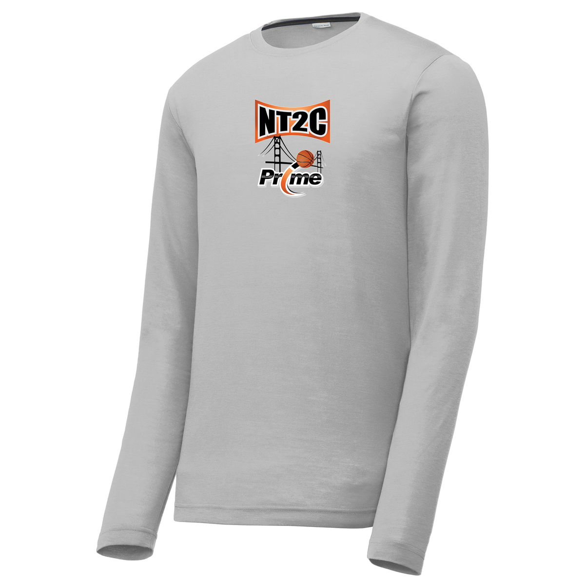 NT2C Prime Basketball Long Sleeve CottonTouch Performance Shirt
