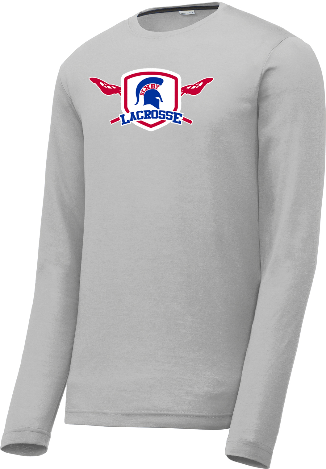 Bixby Lacrosse Silver Long Sleeve CottonTouch Performance Shirt