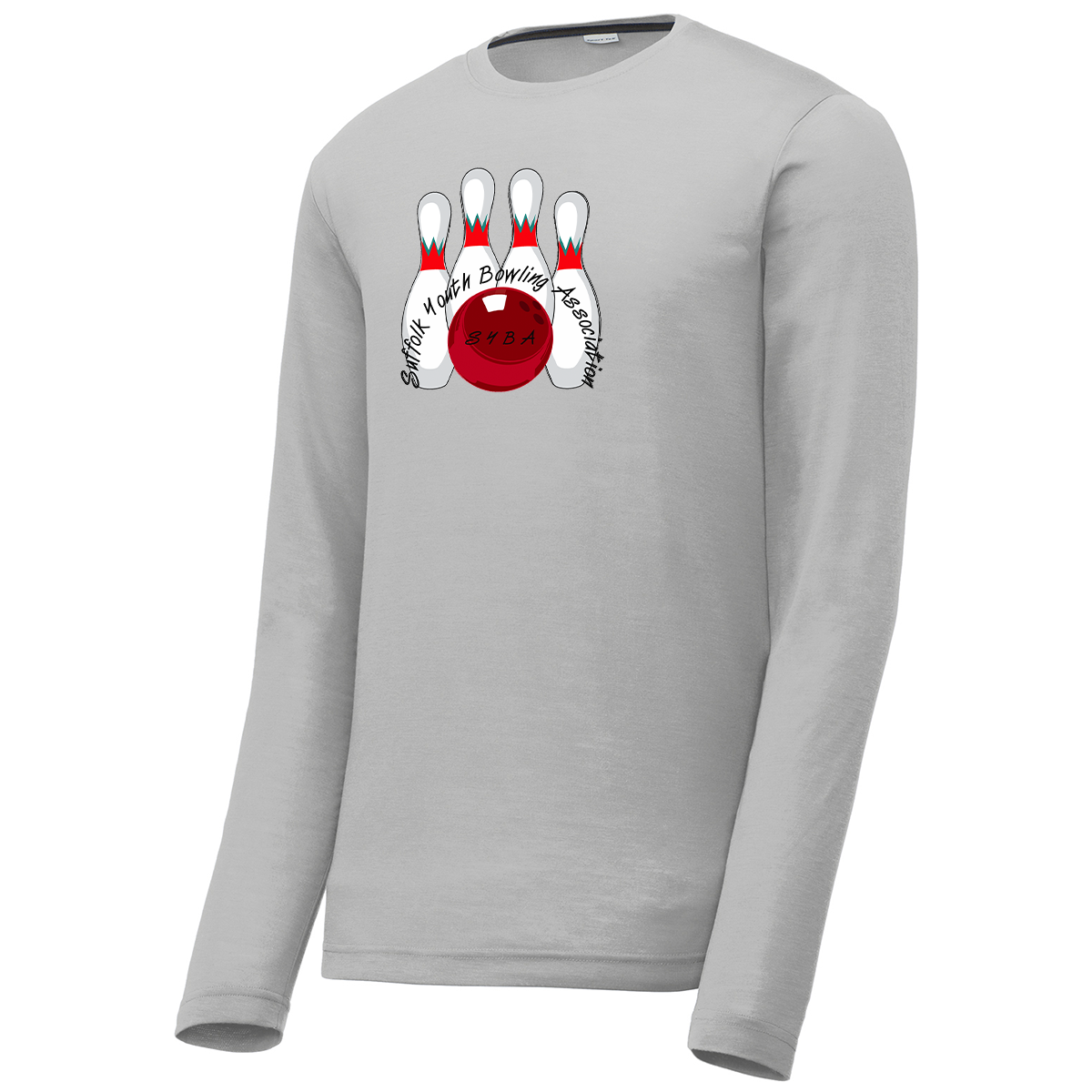 Suffolk Youth Bowling Association Long Sleeve CottonTouch Performance Shirt