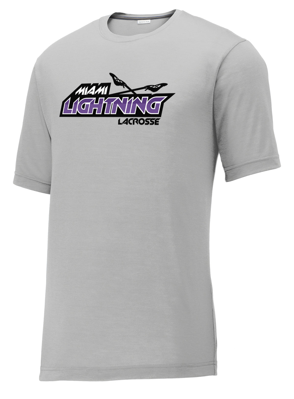 Miami Lightning Silver CottonTouch Performance T-Shirt