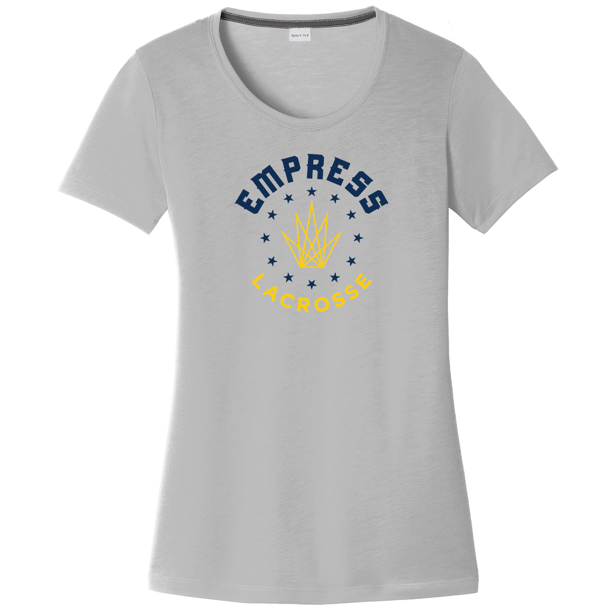 Empress Lacrosse Women's Silver CottonTouch Performance T-Shirt