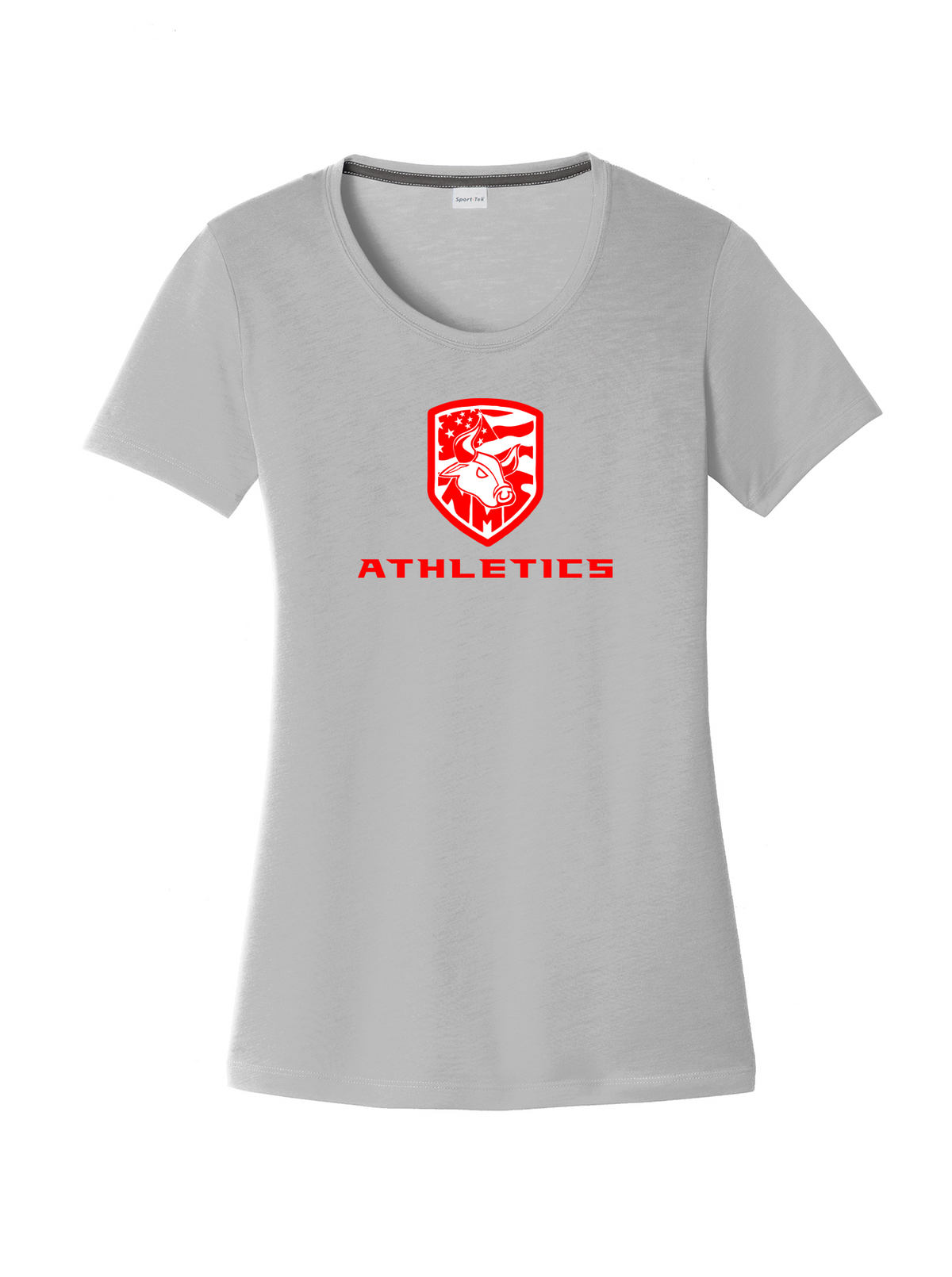 Nesaquake Middle School Athletics Women's Silver CottonTouch Performance T-Shirt