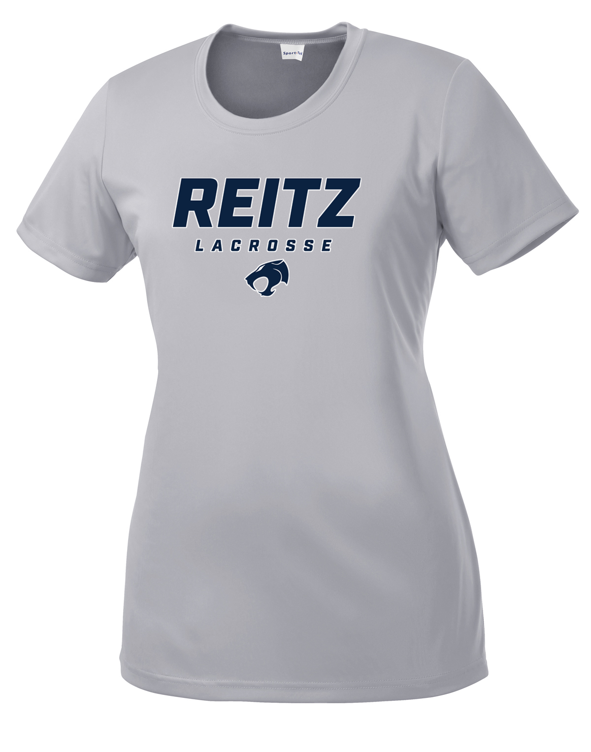Reitz Lacrosse Women's Silver CottonTouch Performance T-Shirt