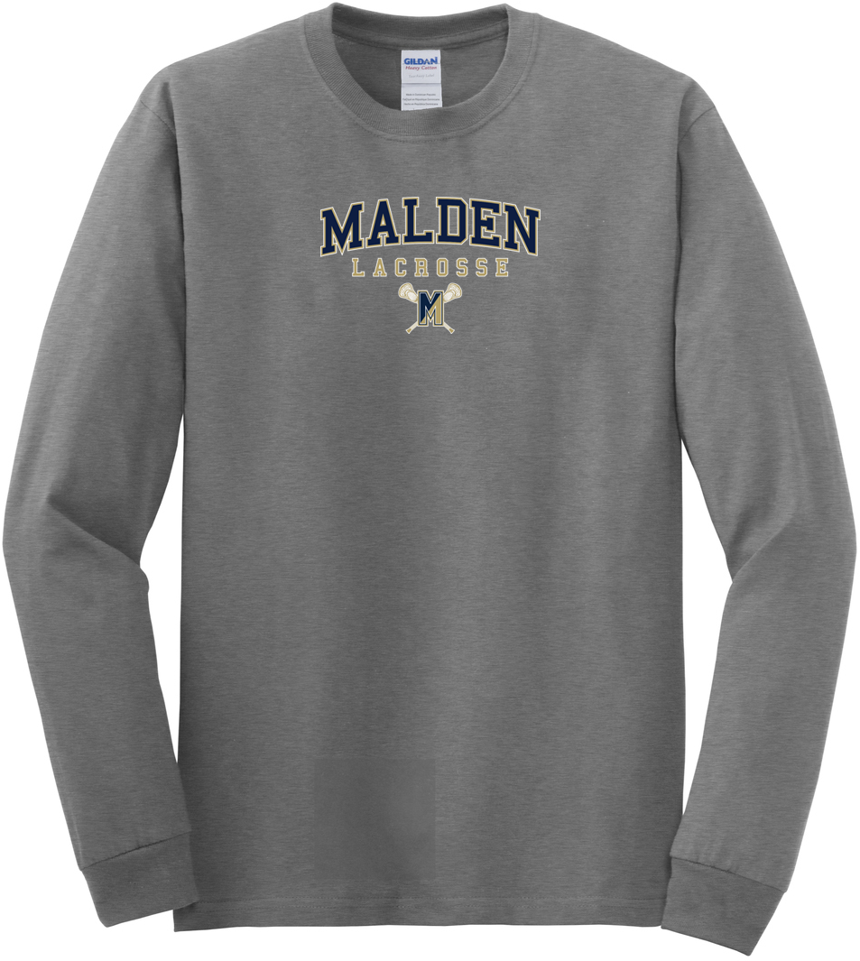 Malden Lacrosse Cotton Long Sleeve Shirt