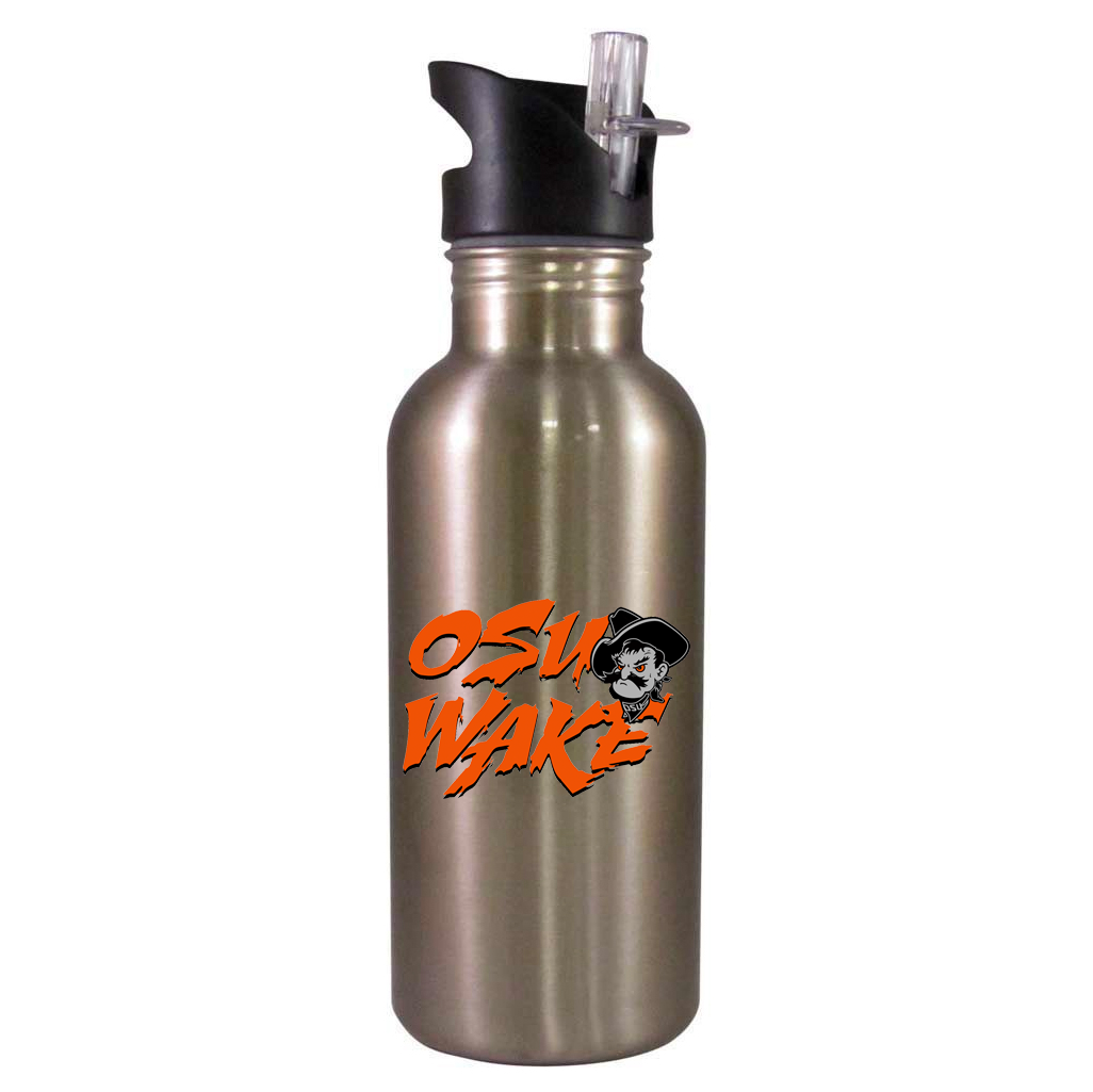 OK State Wakeboarding Team Water Bottle