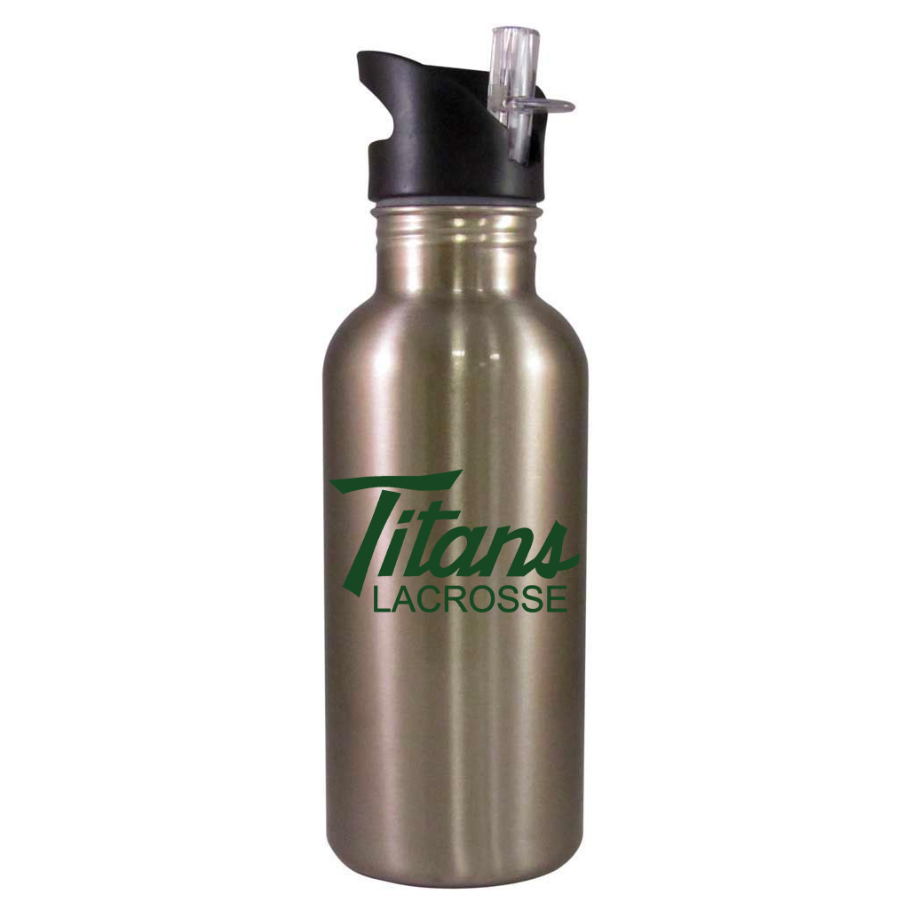 TV Titans Lacrosse Team Water Bottle