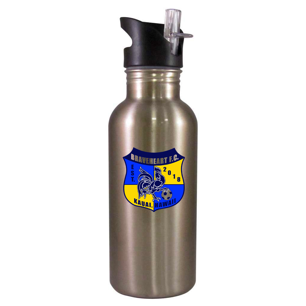 Kauai Braveheart FC Team Water Bottle