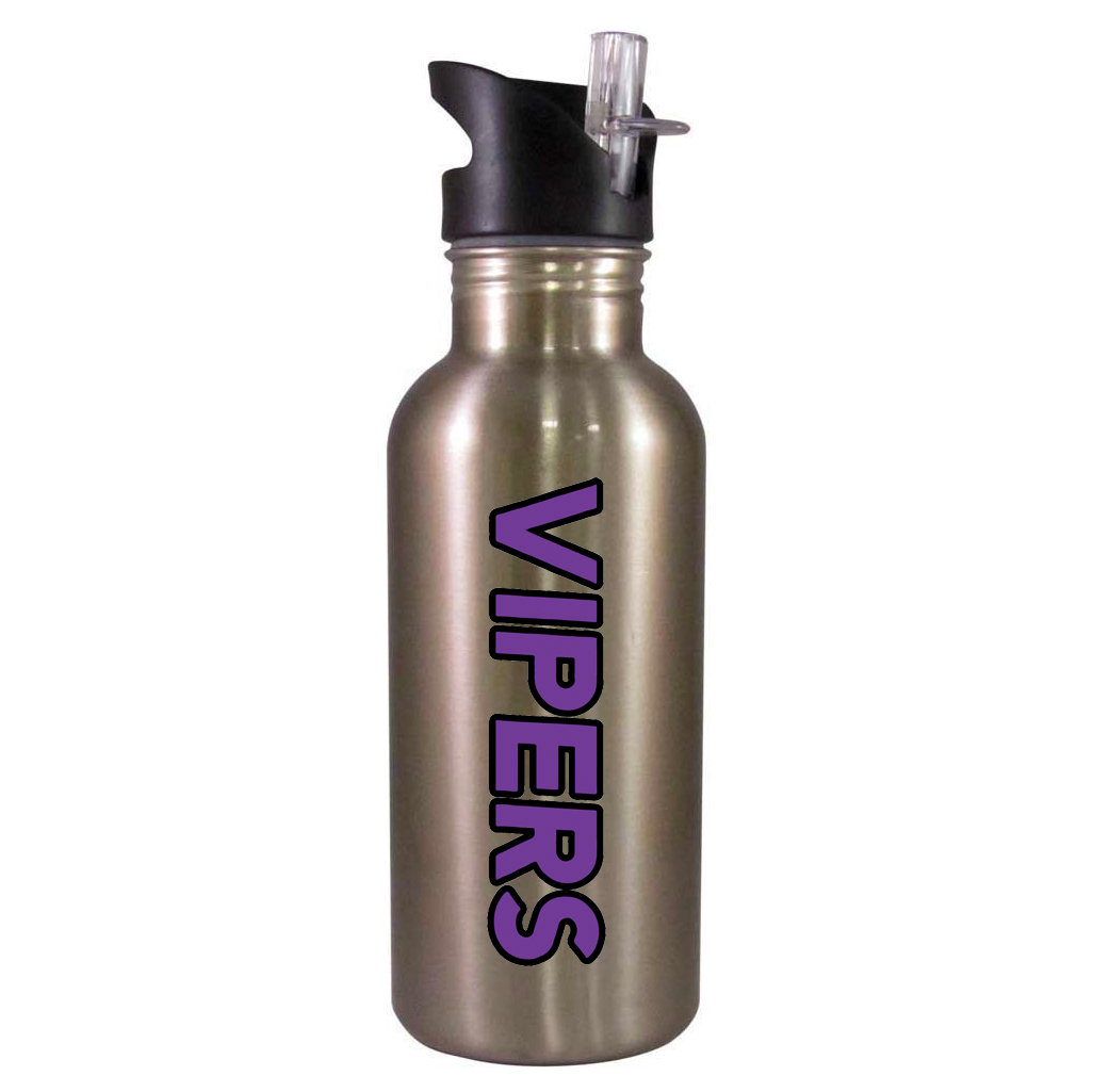 Vipers Baseball Team Water Bottle