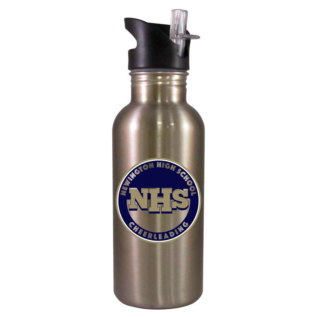 Newington HS Cheer Team Water Bottle