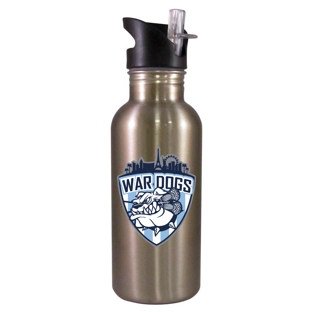 Las Vegas Wardogs Team Water Bottle