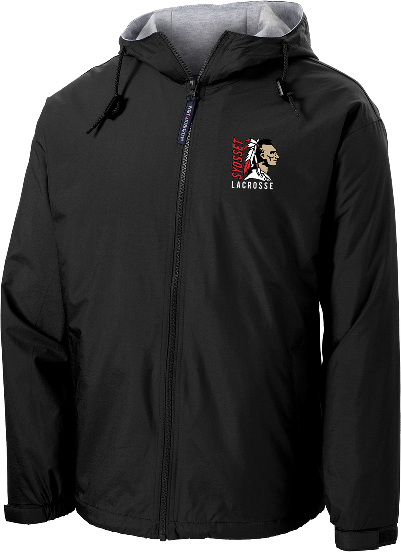 Syosset Lacrosse Black Hooded Jacket