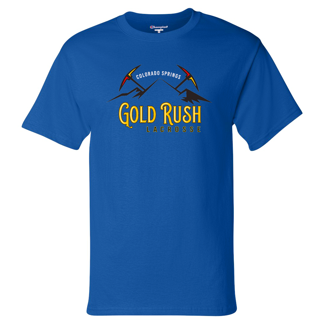 Gold Rush Lacrosse Champion Short Sleeve T- Shirt