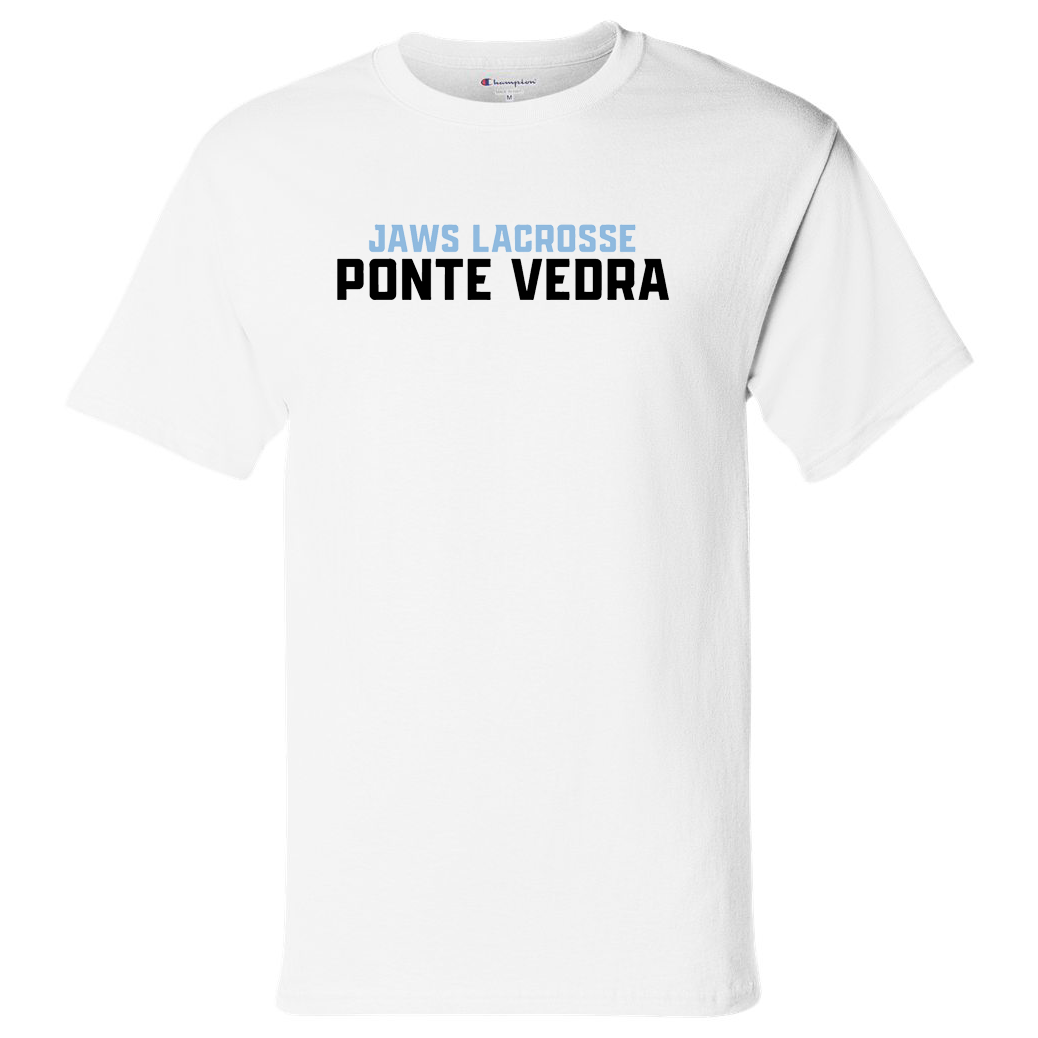 Ponte Vedra JAWS Lacrosse Champion Short Sleeve T- Shirt