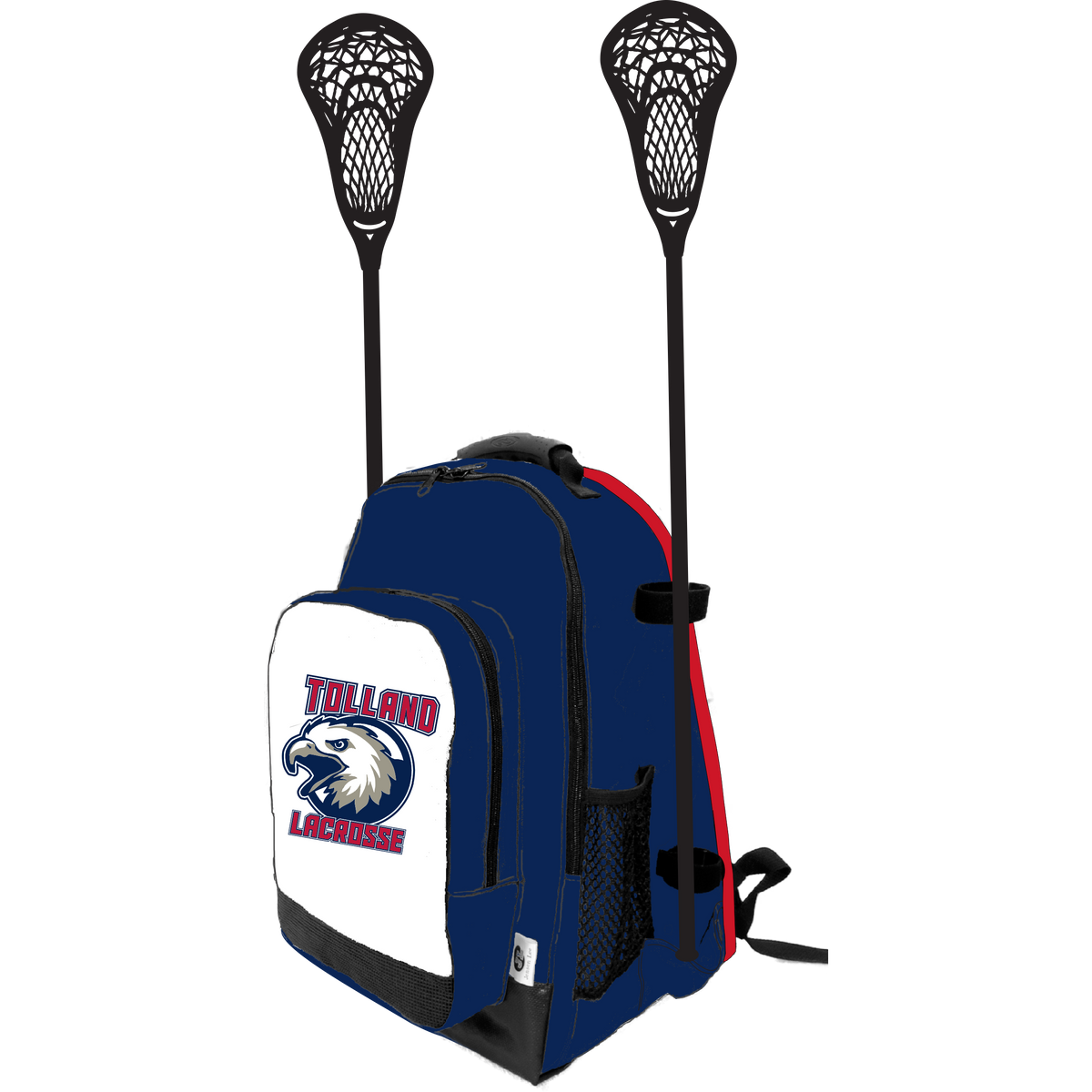 Tolland Lacrosse Side Lacrosse Stick Holder Small Backpack