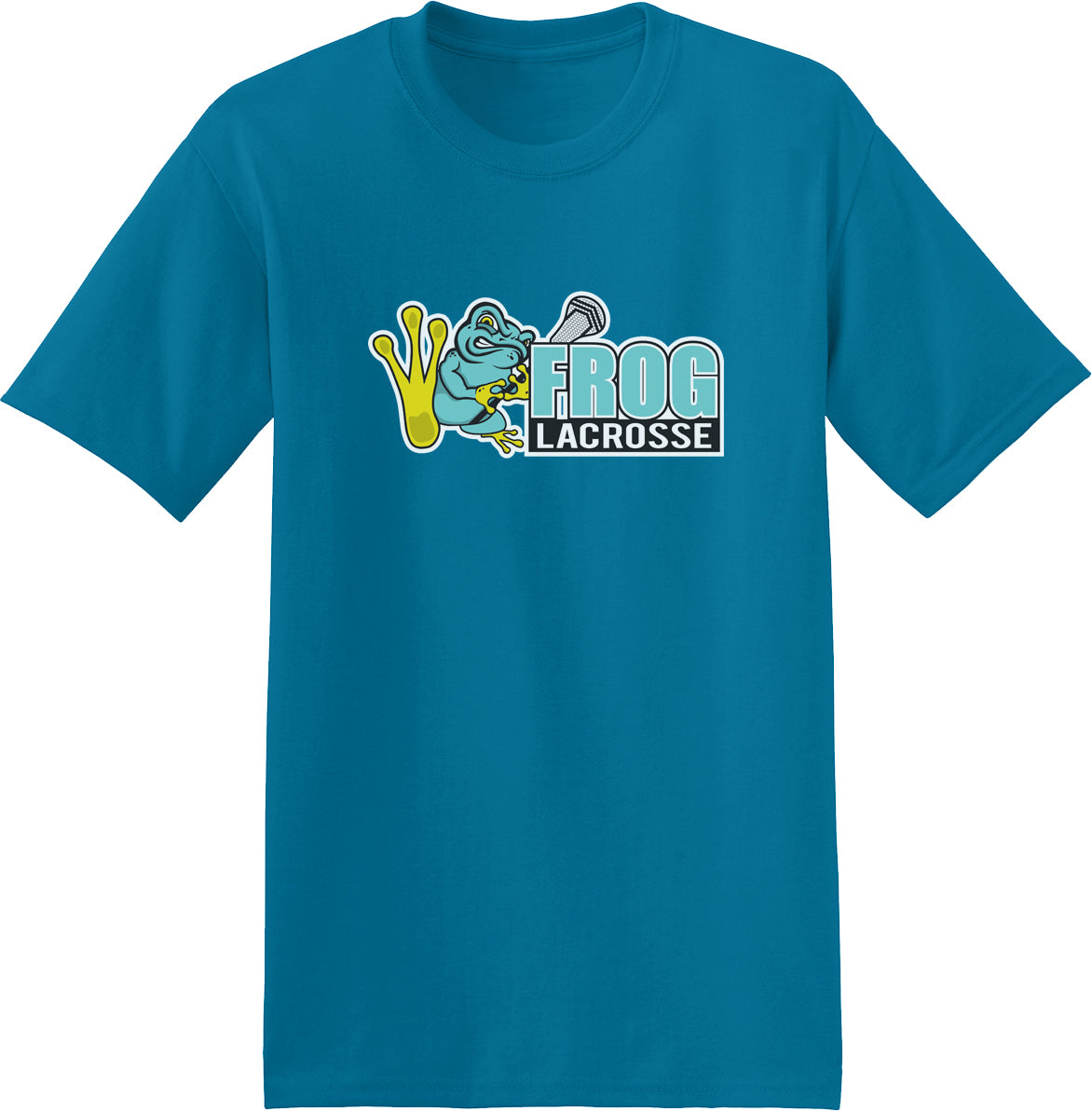 Frog Girls Lacrosse Teal T-Shirt