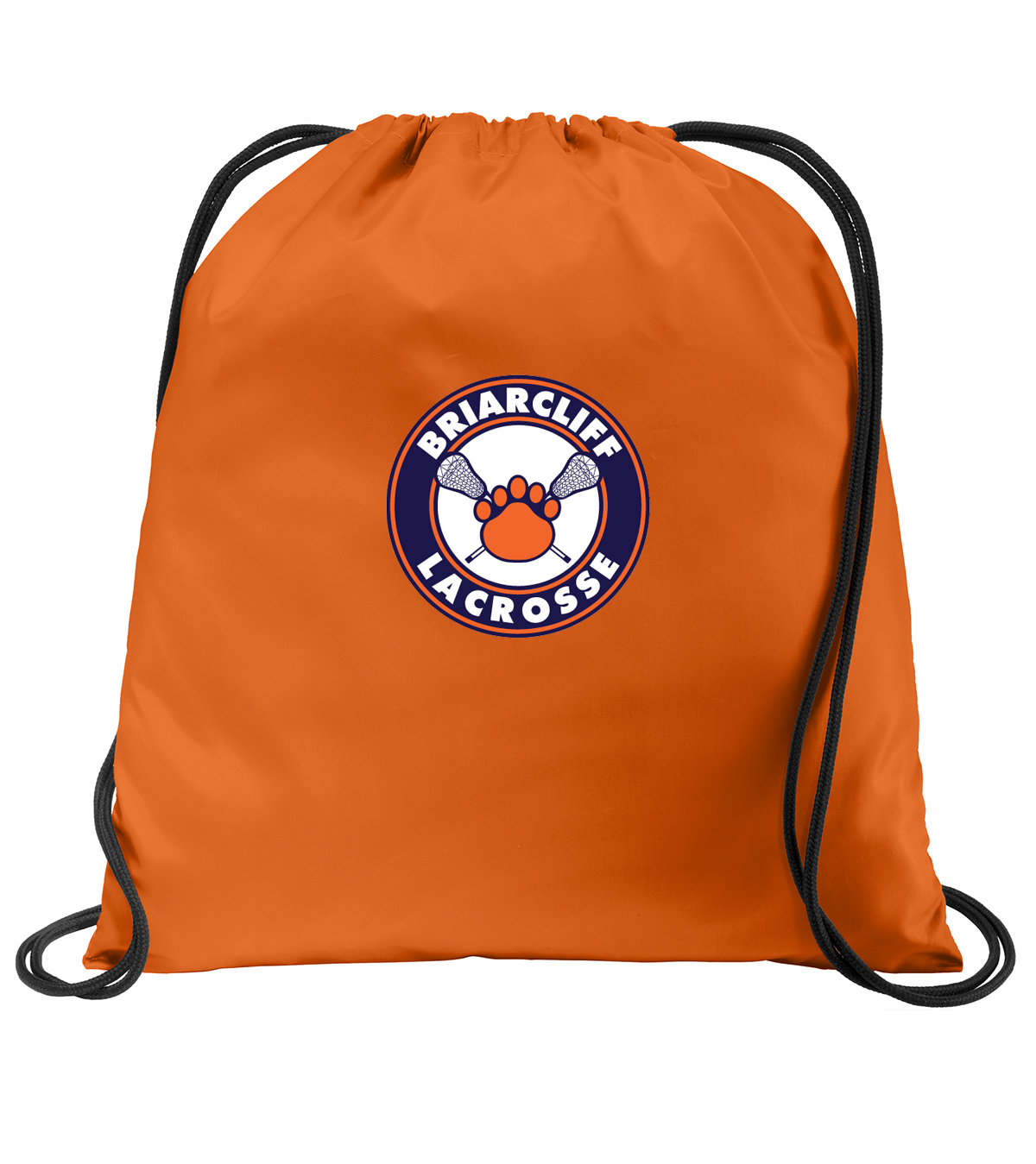 Briarcliff Lacrosse Orange Cinch Pack