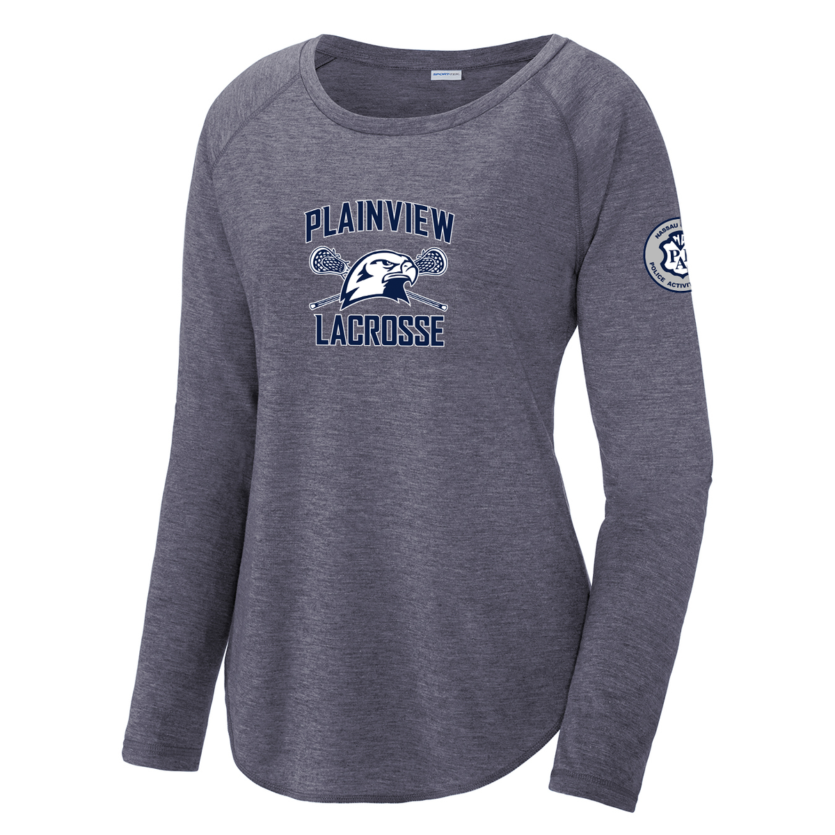 Plainview PAL Lacrosse Women's Raglan Long Sleeve CottonTouch