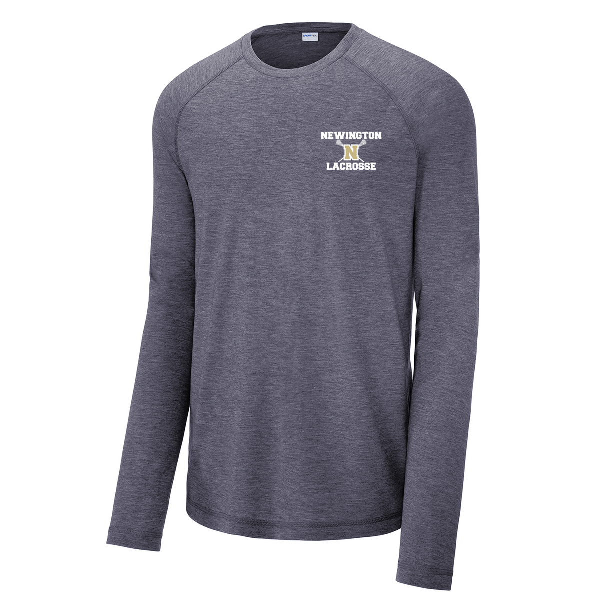 Newington High School Lacrosse Long Sleeve Raglan CottonTouch