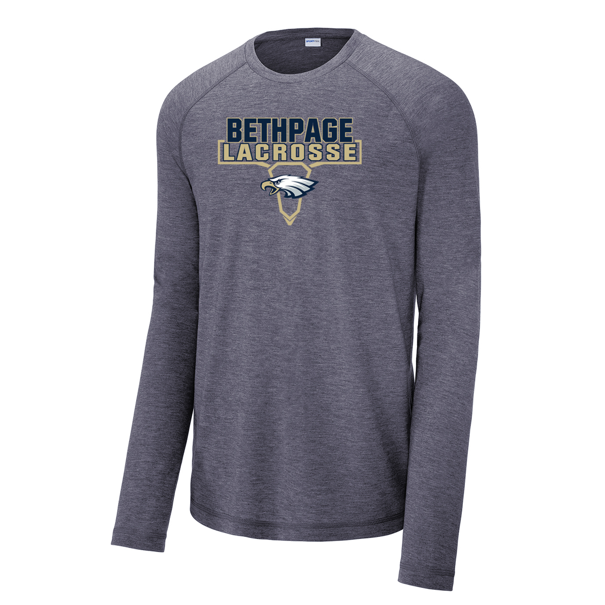 Bethpage HS Lacrosse Long Sleeve Raglan CottonTouch