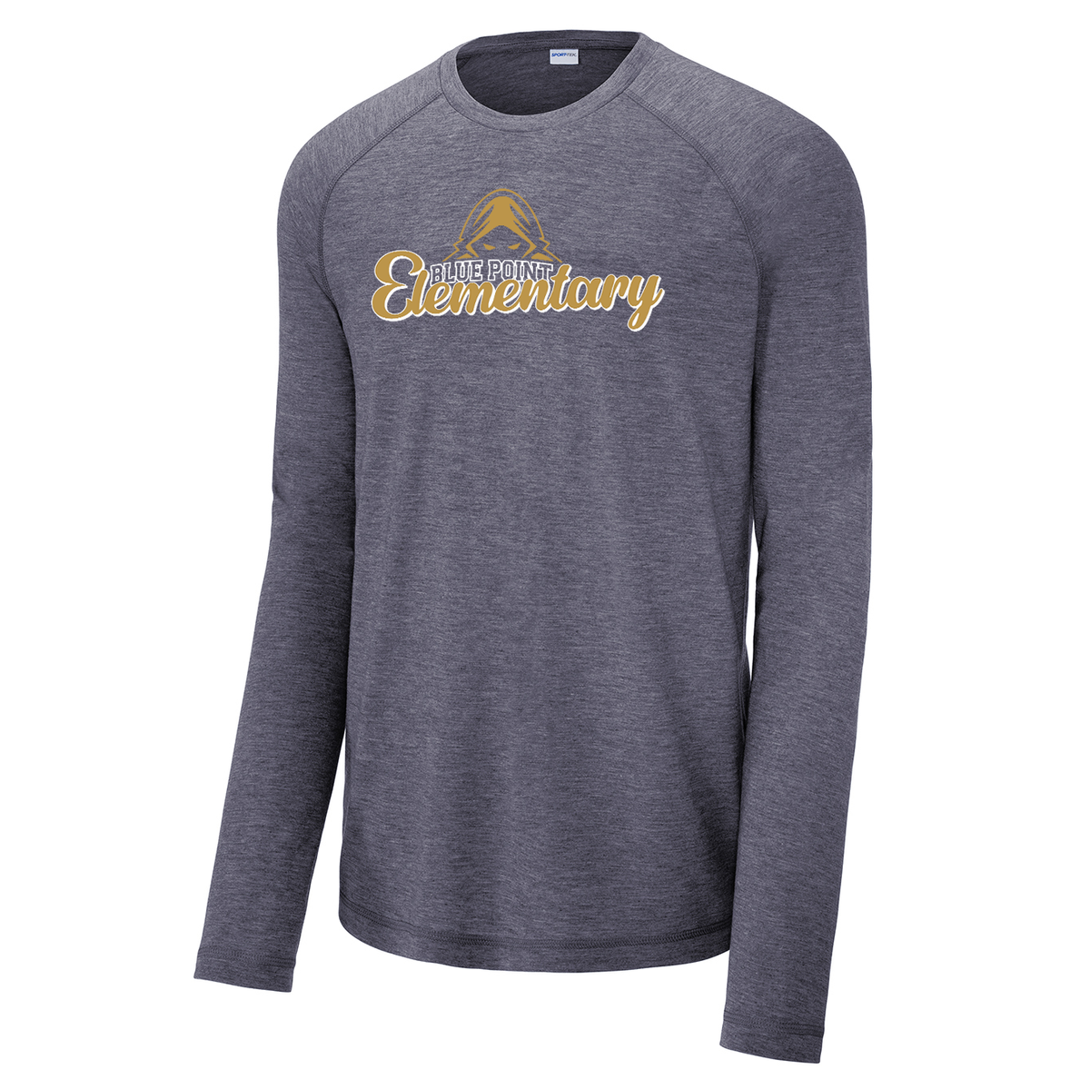 Blue Point Elementary School Long Sleeve Raglan CottonTouch