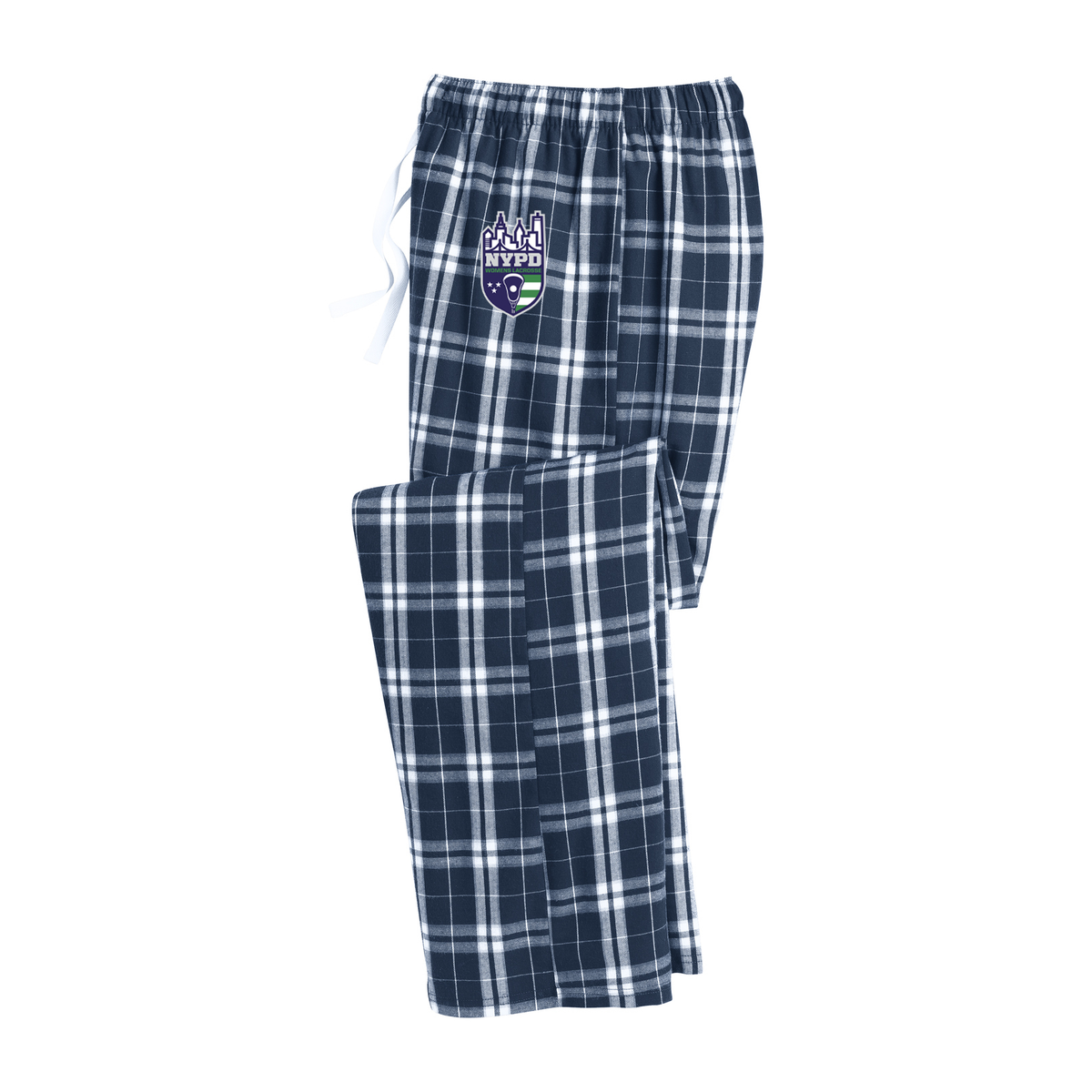 NYPD Womens Lacrosse Plaid Pajama Pants