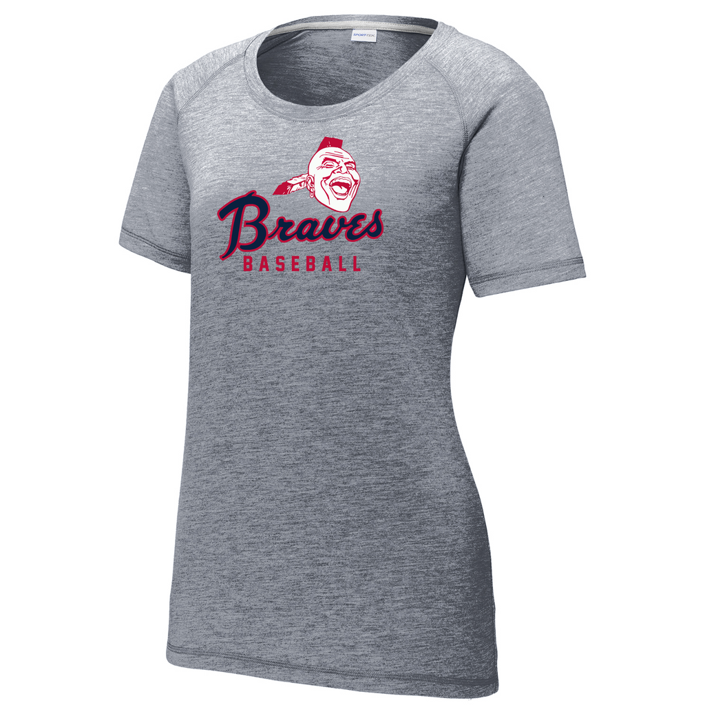 Braves 3/4 sleeve raglan shirt