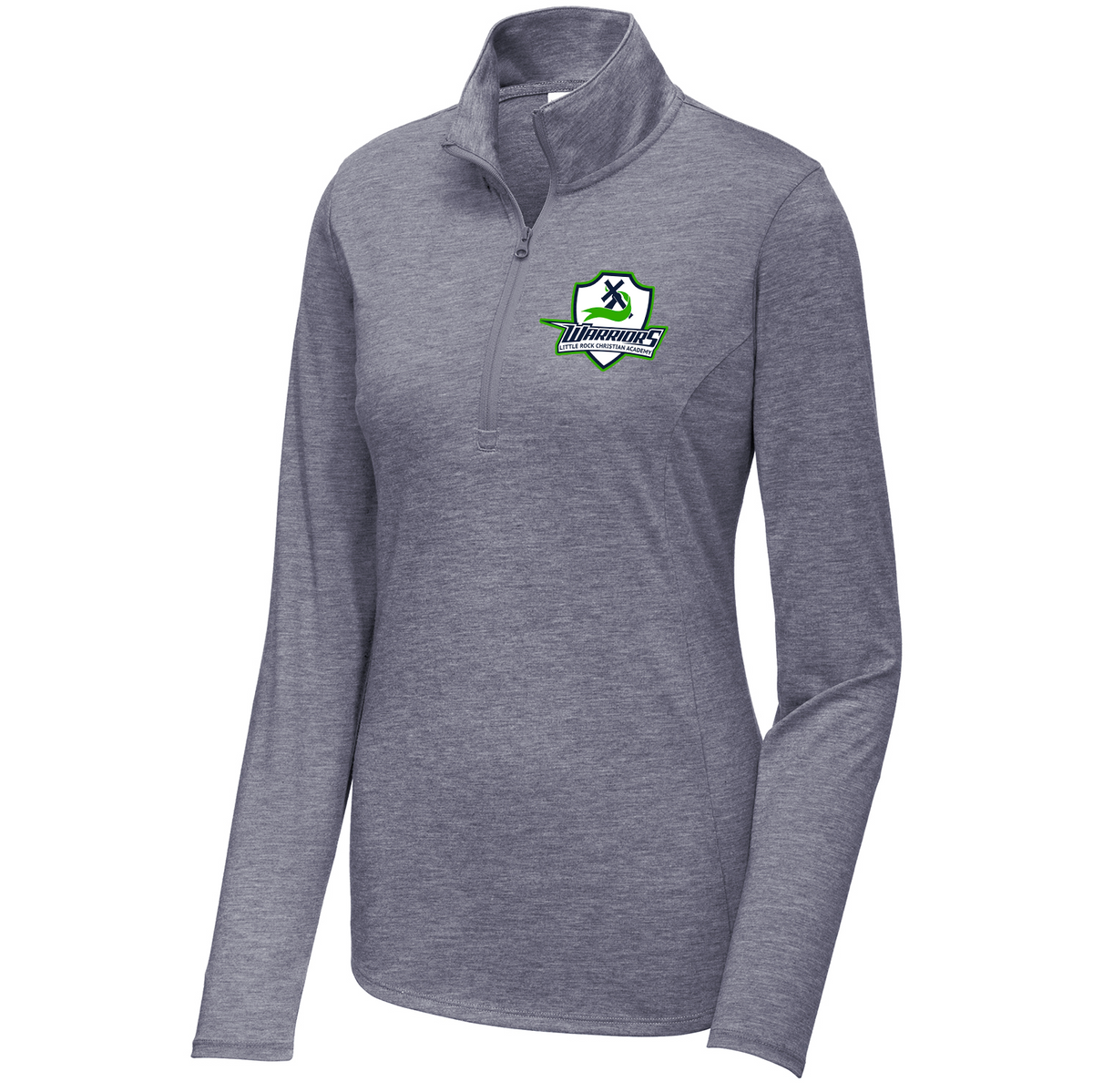 LRCA Warriors Softball Women's Tri-Blend Quarter Zip