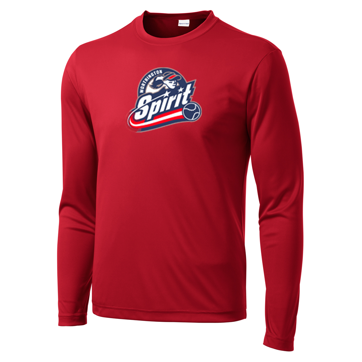 Worthington Spirit Softball Long Sleeve Performance Shirt