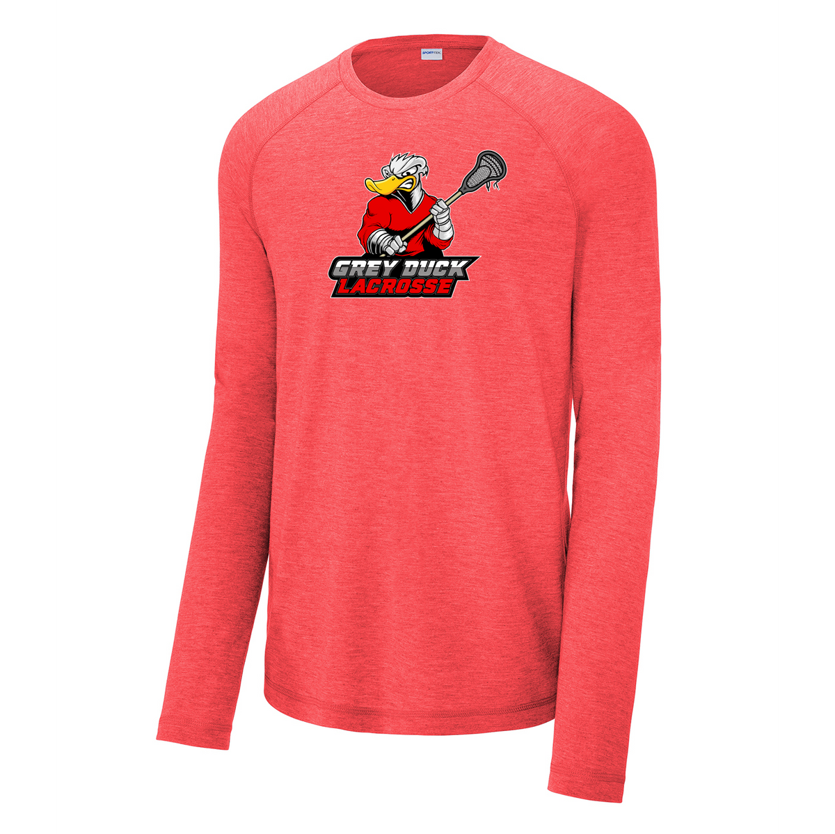 Grey Duck Lacrosse Long Sleeve Raglan CottonTouch