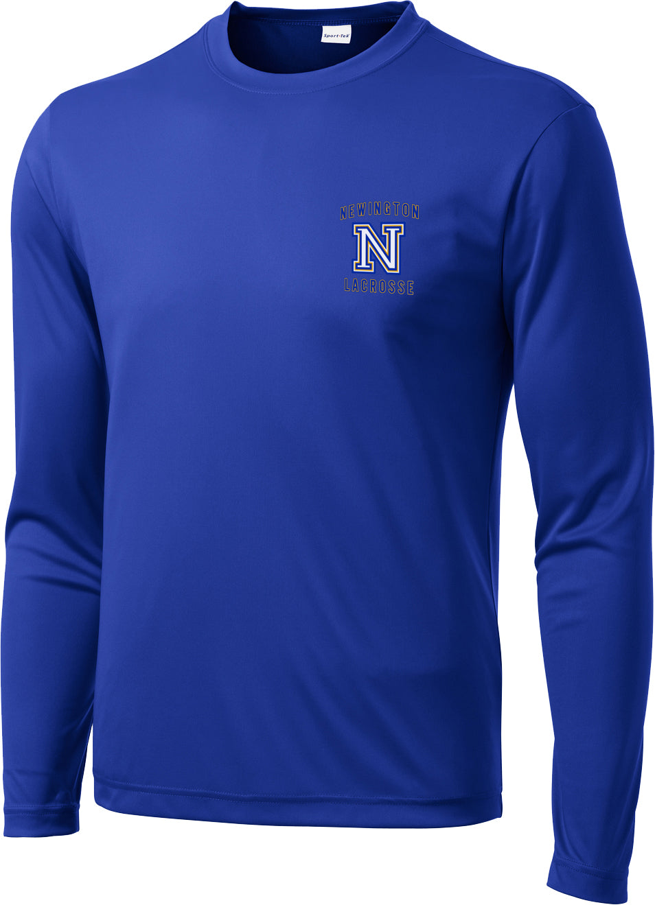 Newington Lacrosse Royal Long Sleeve Performance Shirt
