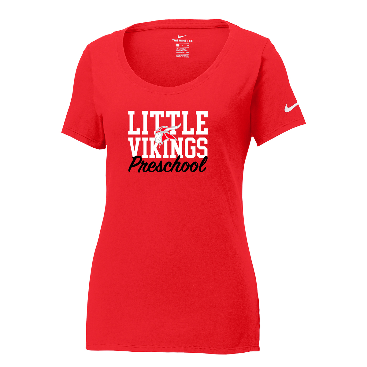 HF Little Vikings Preschool Nike Ladies Core Cotton Tee