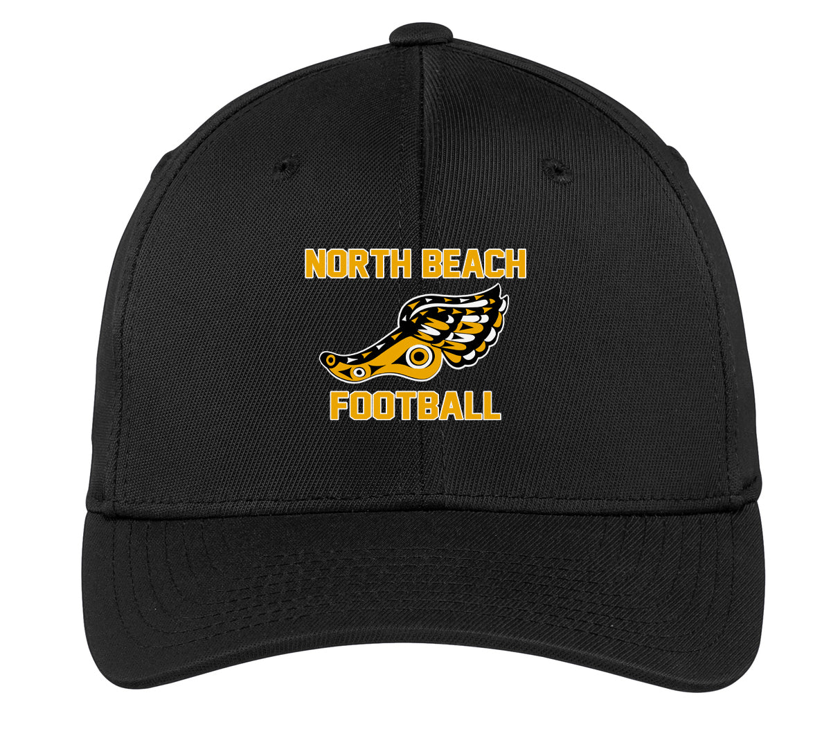 North Beach Football Flex-Fit Hat