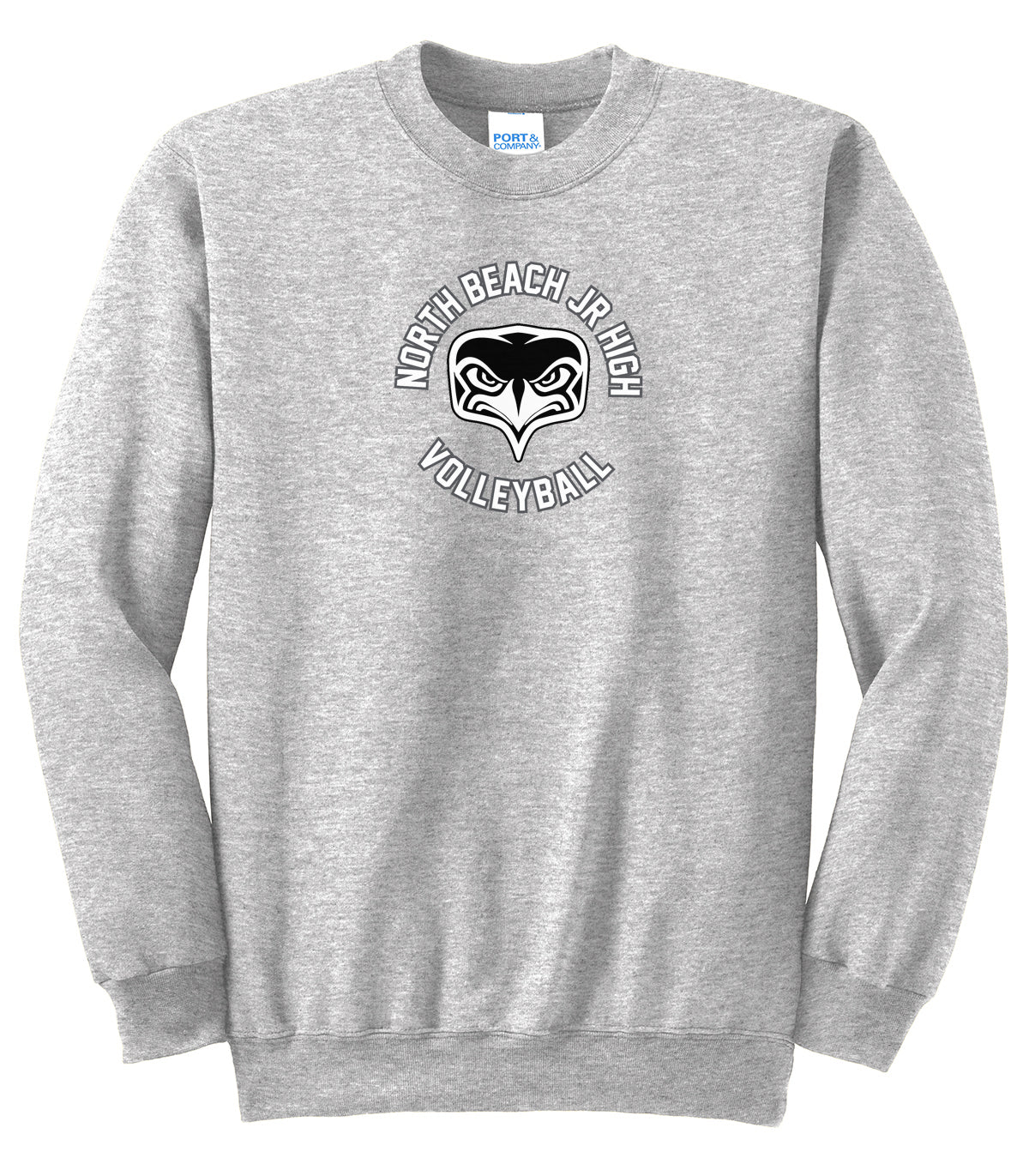 North Beach Jr. High Volleyball Crew Neck Sweater