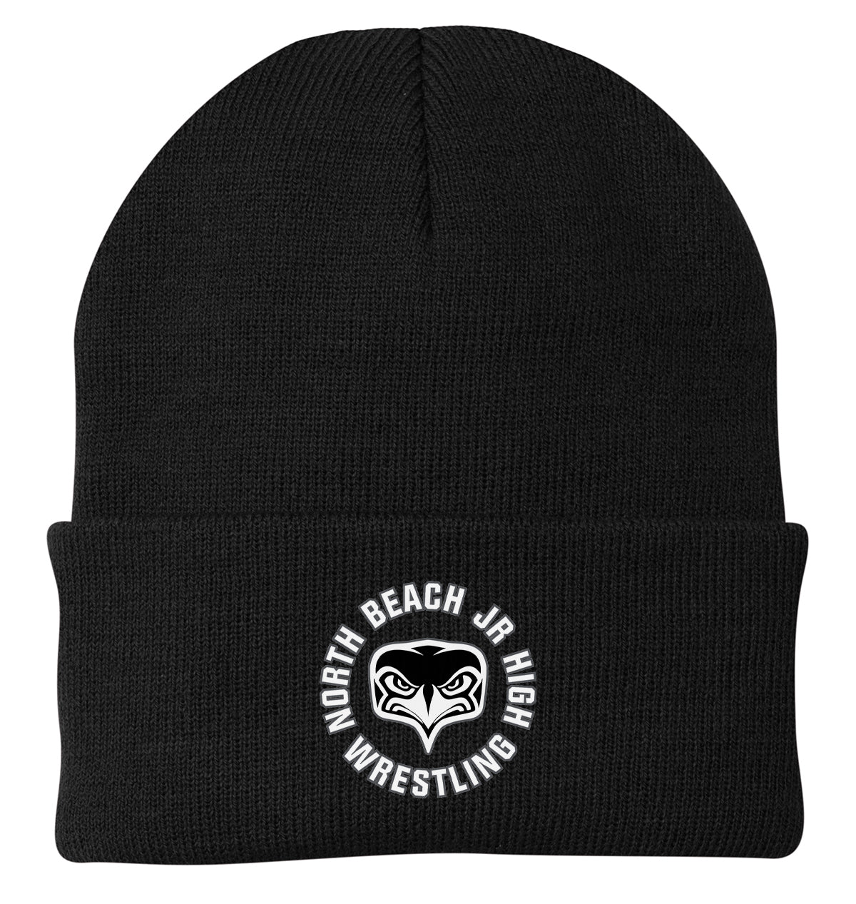 North Beach Jr. High Wrestling Knit Beanie