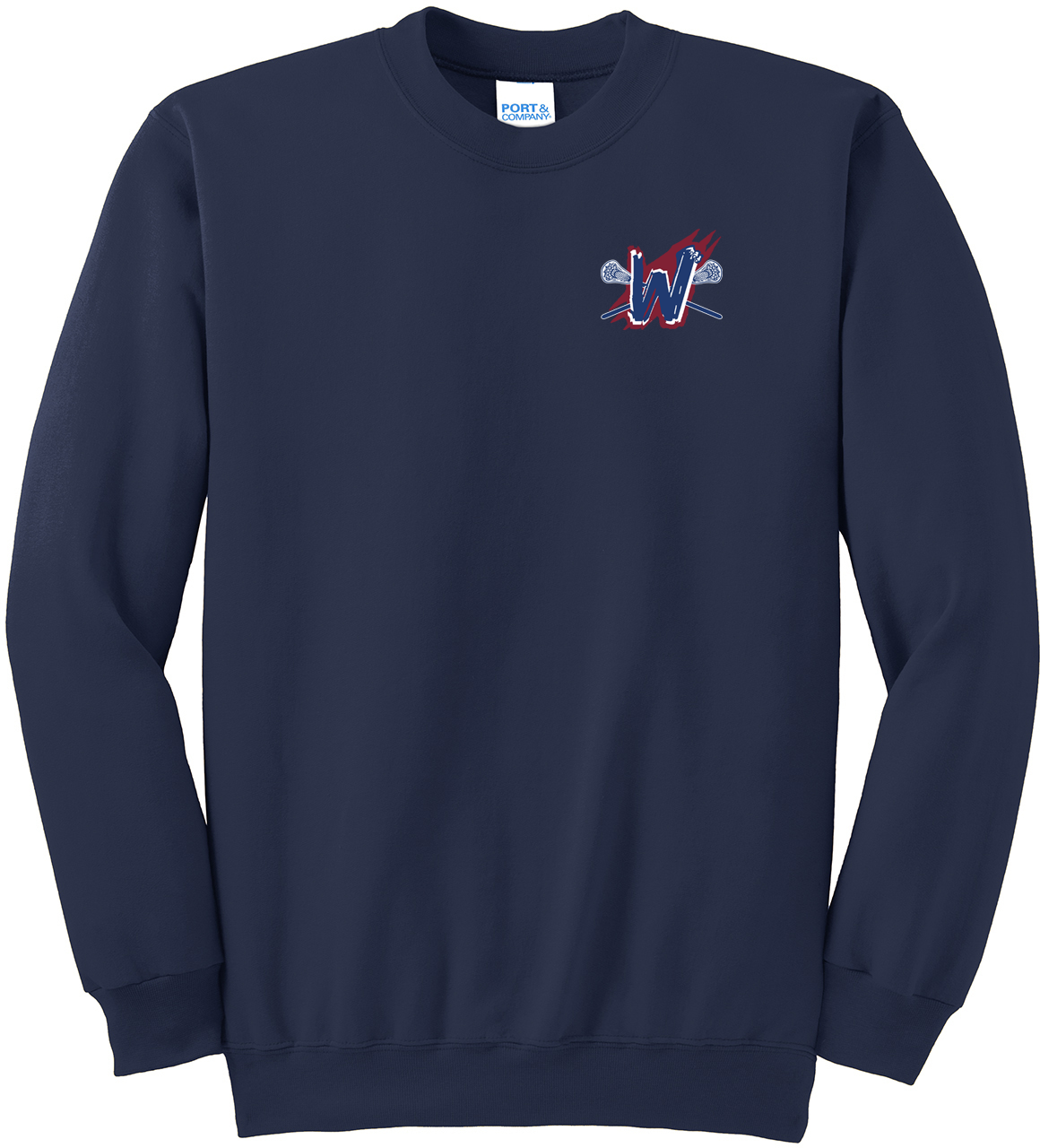 Woodstock Lacrosse Navy Crew Neck Sweater