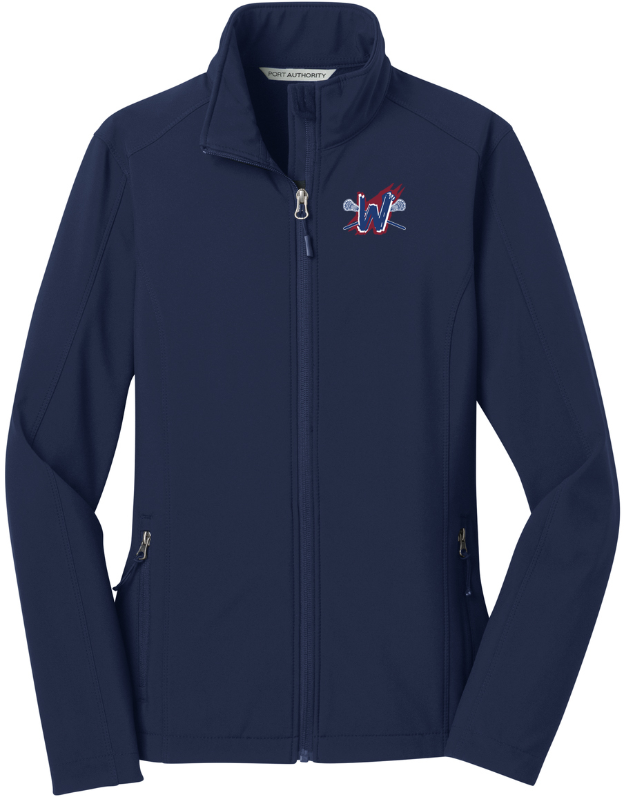 Woodstock Lacrosse Women's Navy Soft Shell Jacket