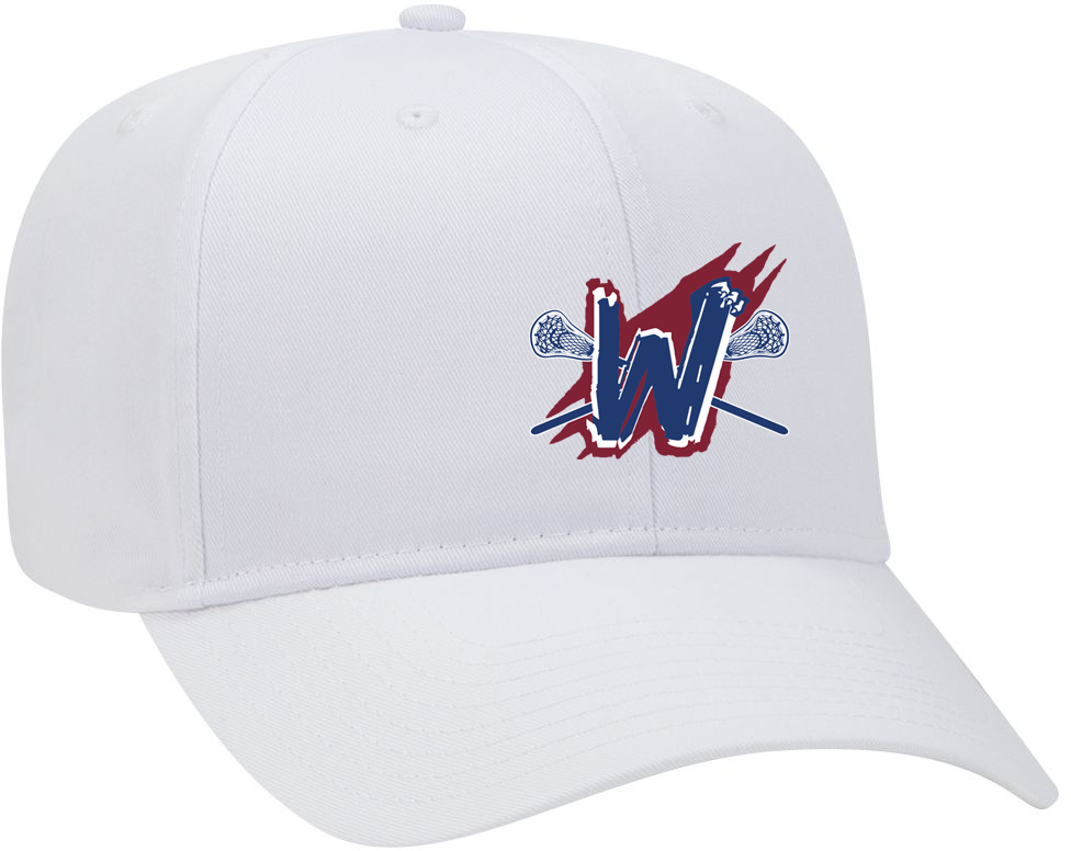 Woodstock Lacrosse White Cap