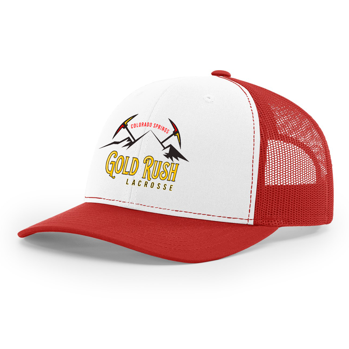 Gold Rush Lacrosse Snapback Trucker Cap