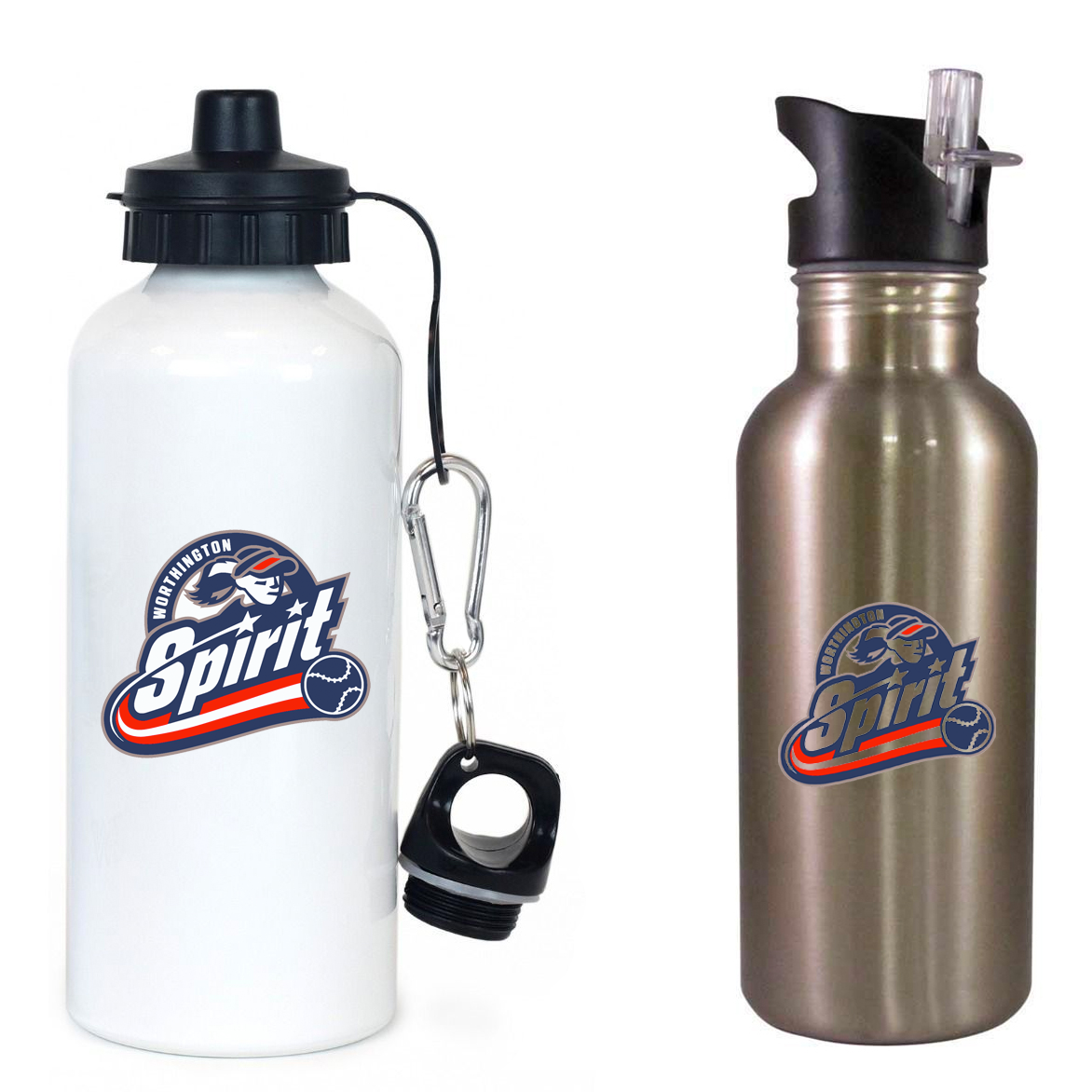 Worthington Spirit Softball Team Water Bottle