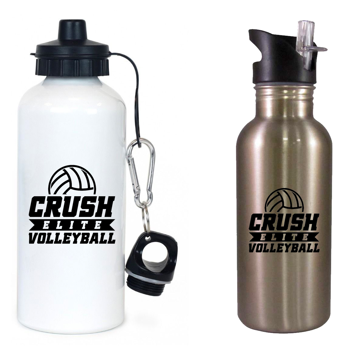 Crush Elite Volleyball Team Water Bottle