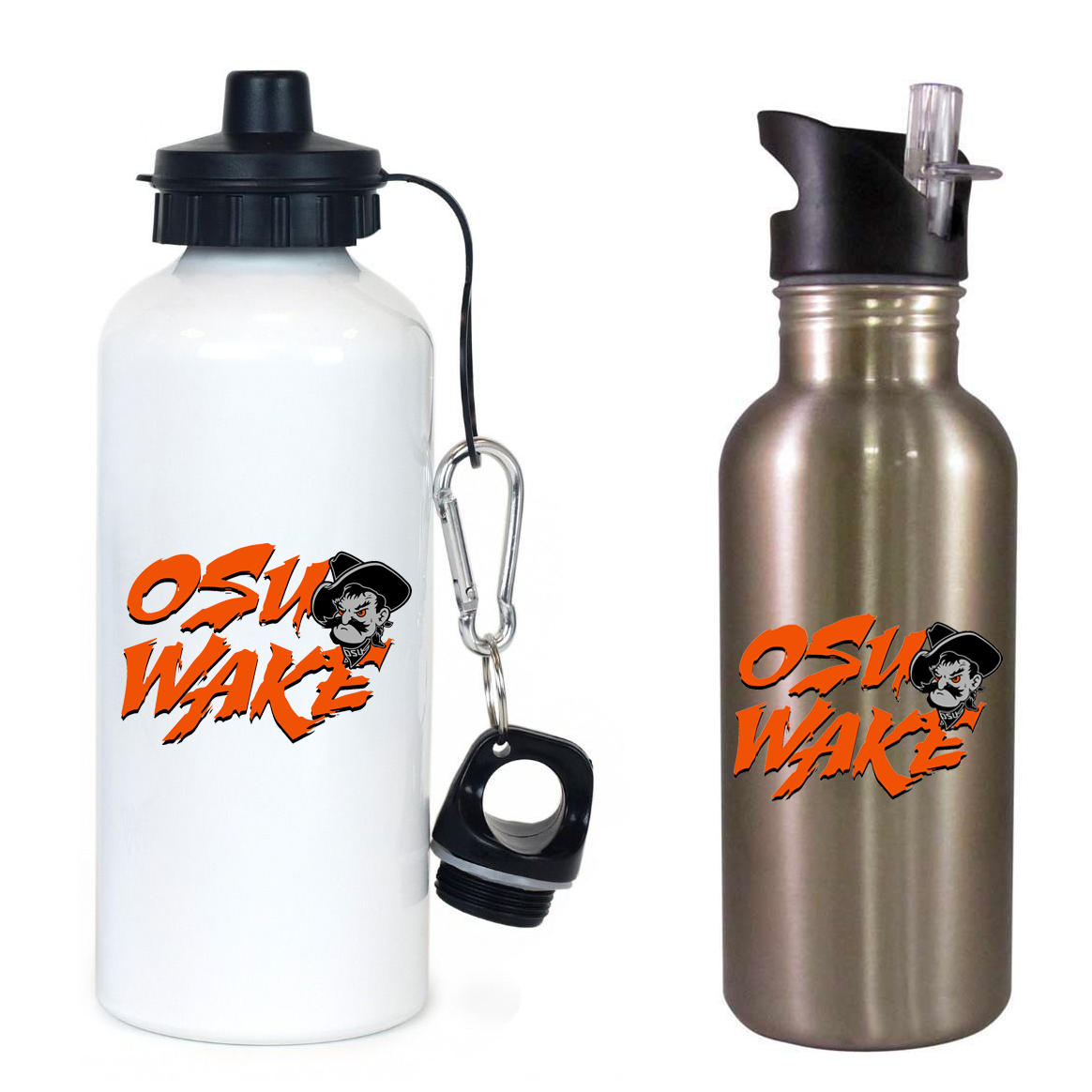 OK State Wakeboarding Team Water Bottle