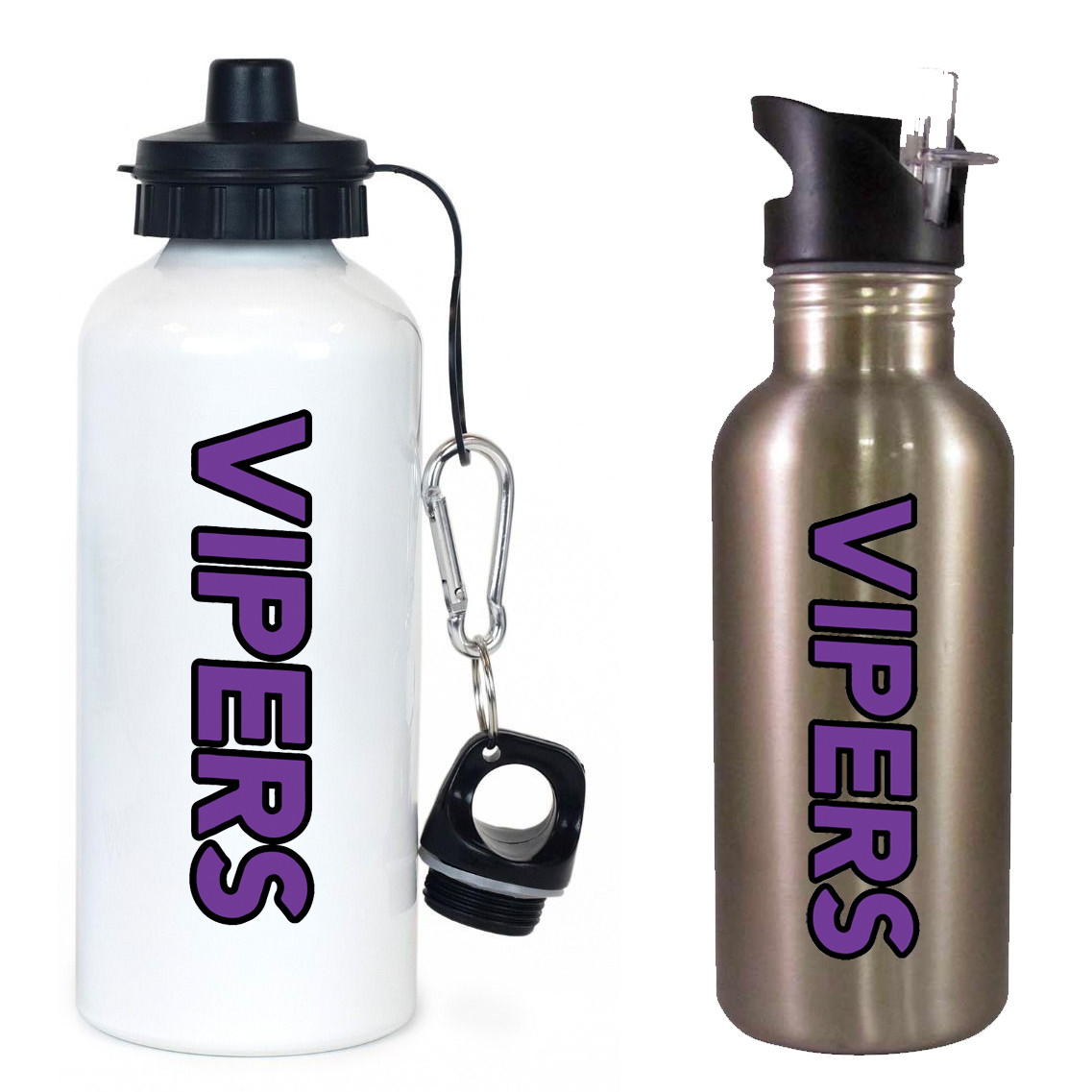 Vipers Baseball Team Water Bottle