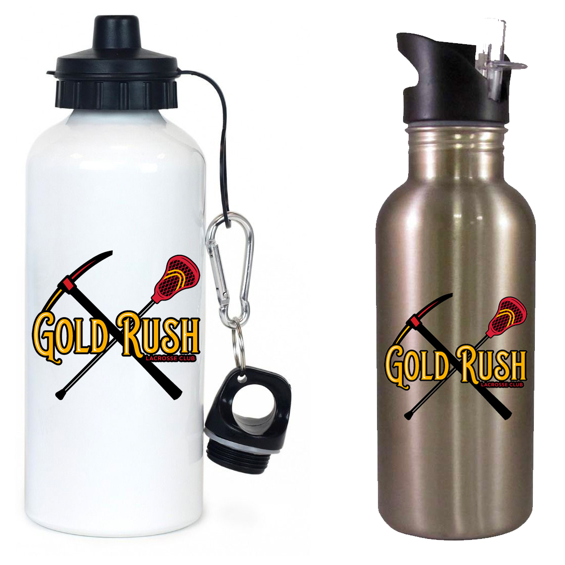 Gold Rush Lacrosse Team Water Bottle