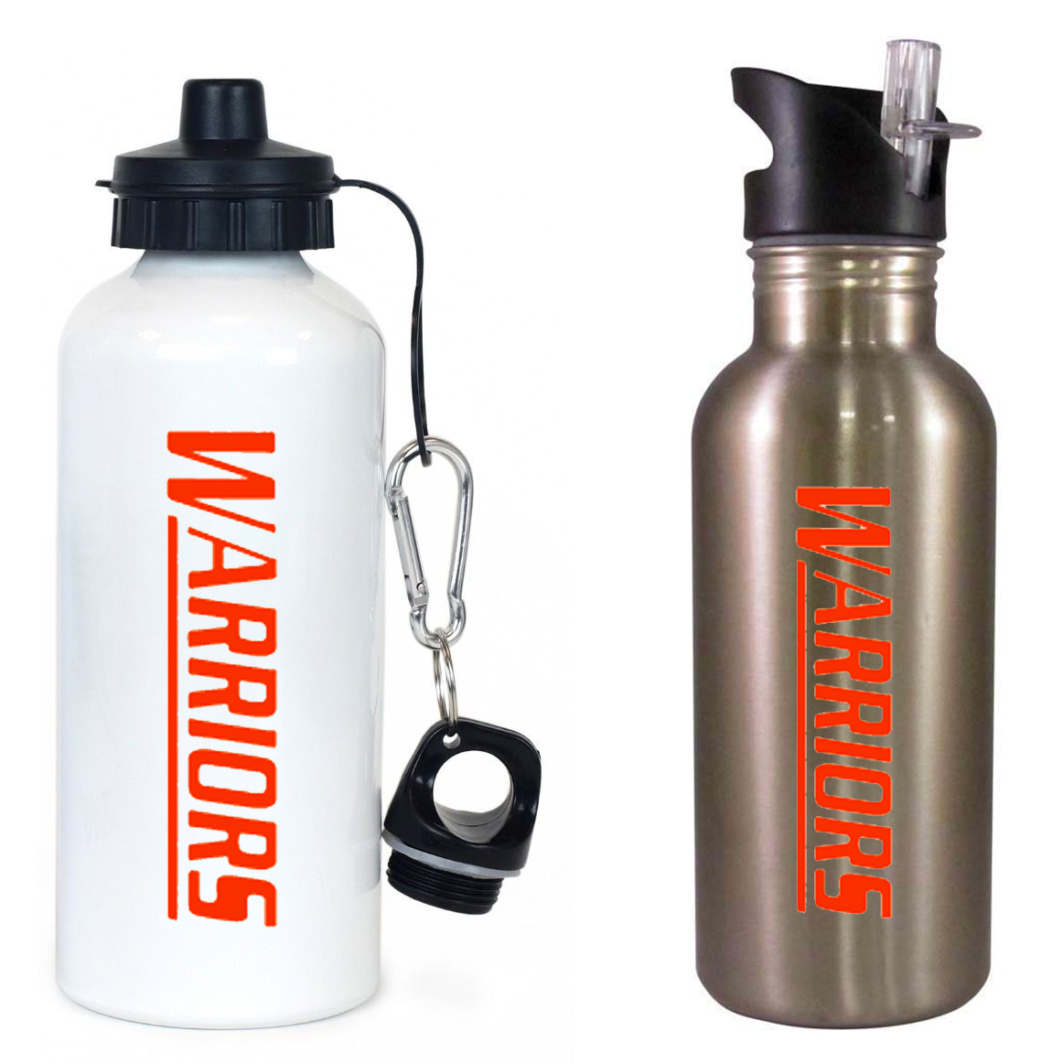 West Warriors Baseball Team Water Bottle